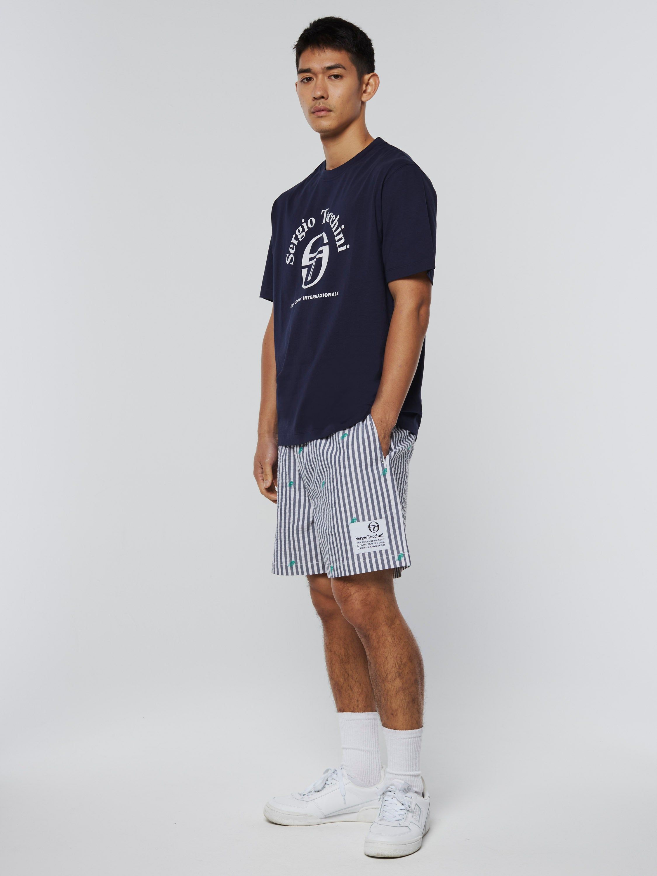 Arch Type T-Shirt- Maritime Blue sold by Sergio Tacchini product image thumbnail 2
