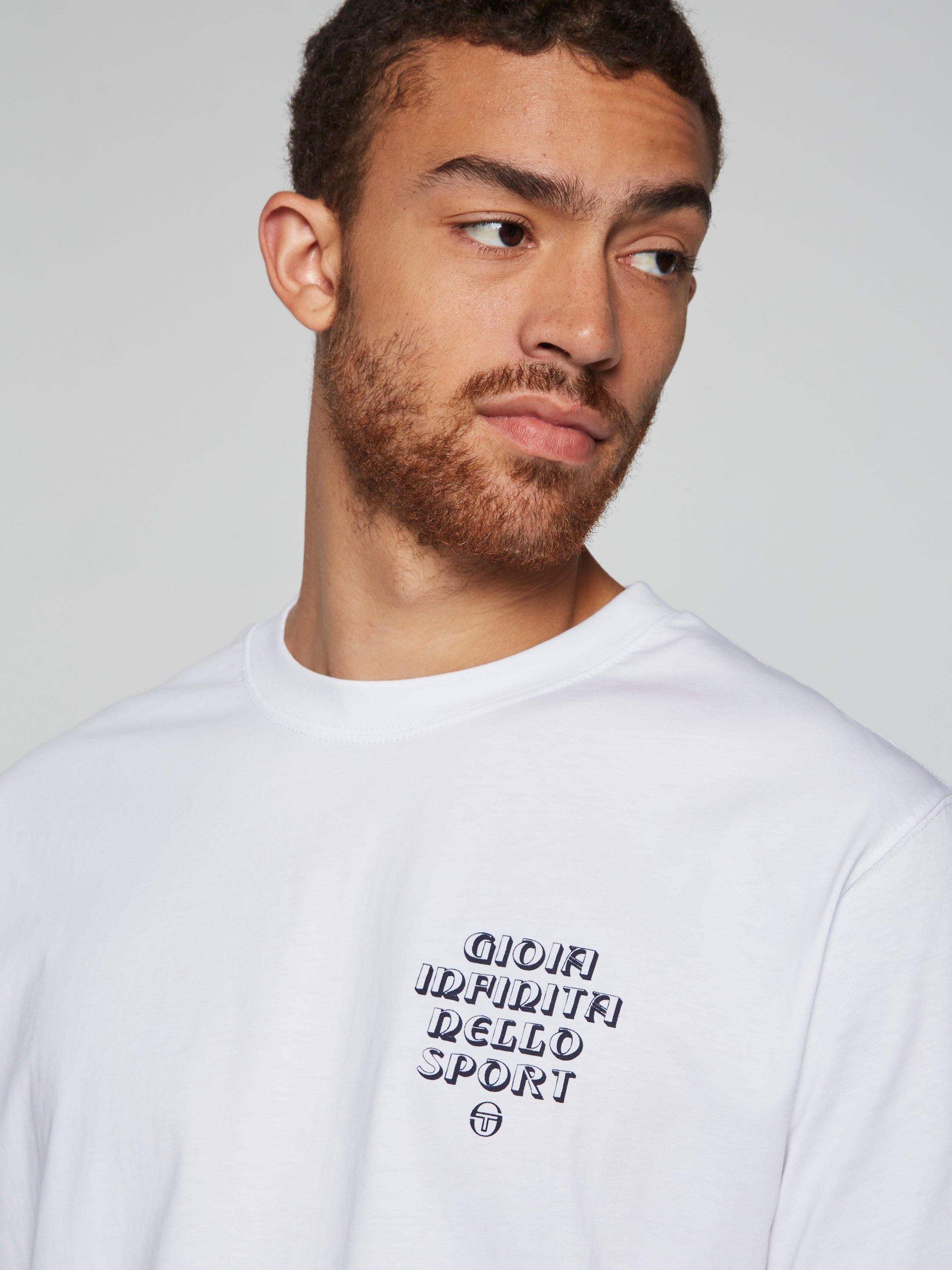 Gioia T-Shirt- White/ White sold by Sergio Tacchini product image thumbnail 5