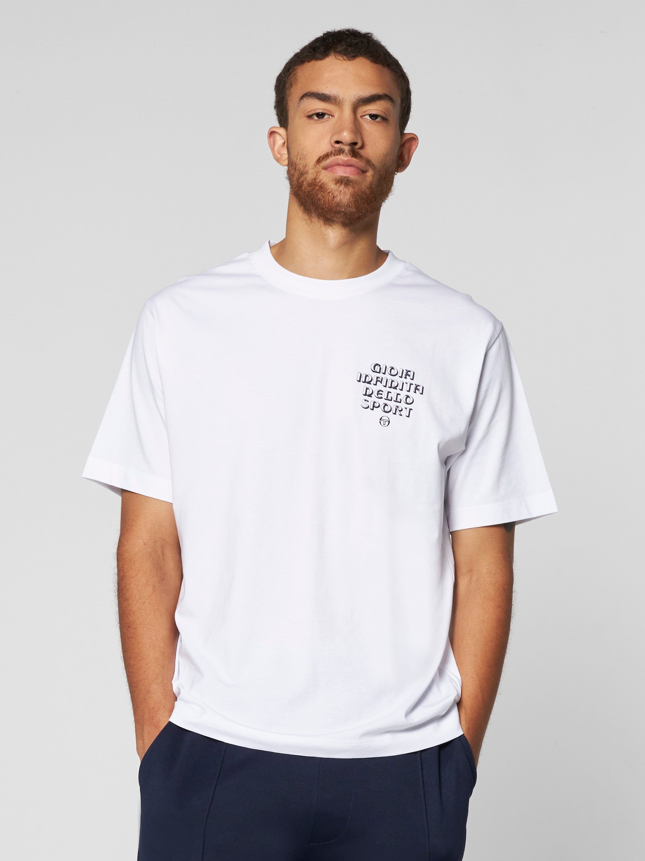 Gioia T-Shirt- White/ White sold by Sergio Tacchini