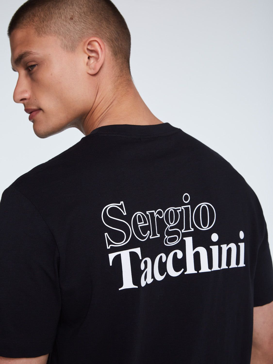 Reverse Graphic T-Shirt-Black sold by Sergio Tacchini product image thumbnail 5