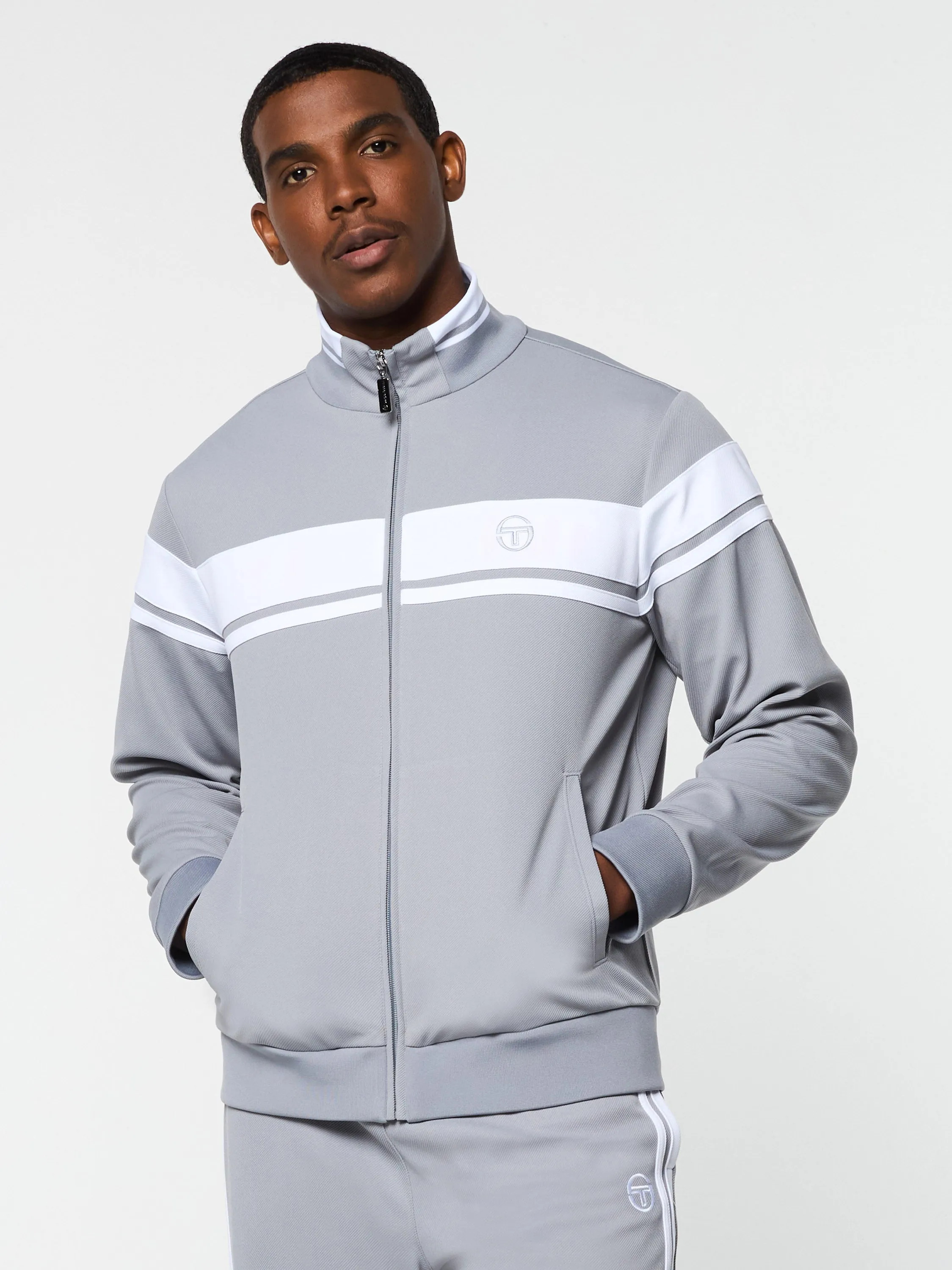 Damarindo Jacket- Sleet/ White sold by Sergio Tacchini product image thumbnail 5
