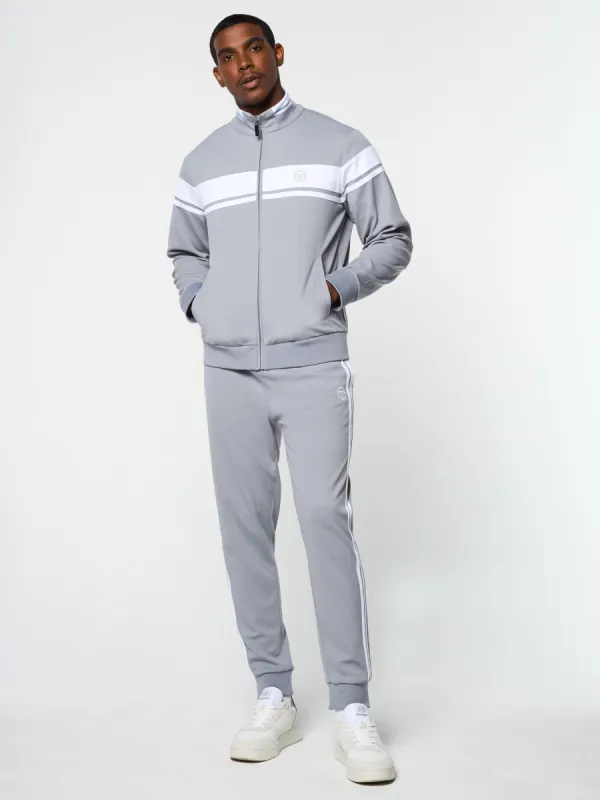 Damarindo Track Jacket- Sleet/ White sold by Sergio Tacchini