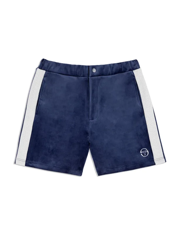 Maglia Velour Short- Maritime Blue made by Sergio Tacchini
