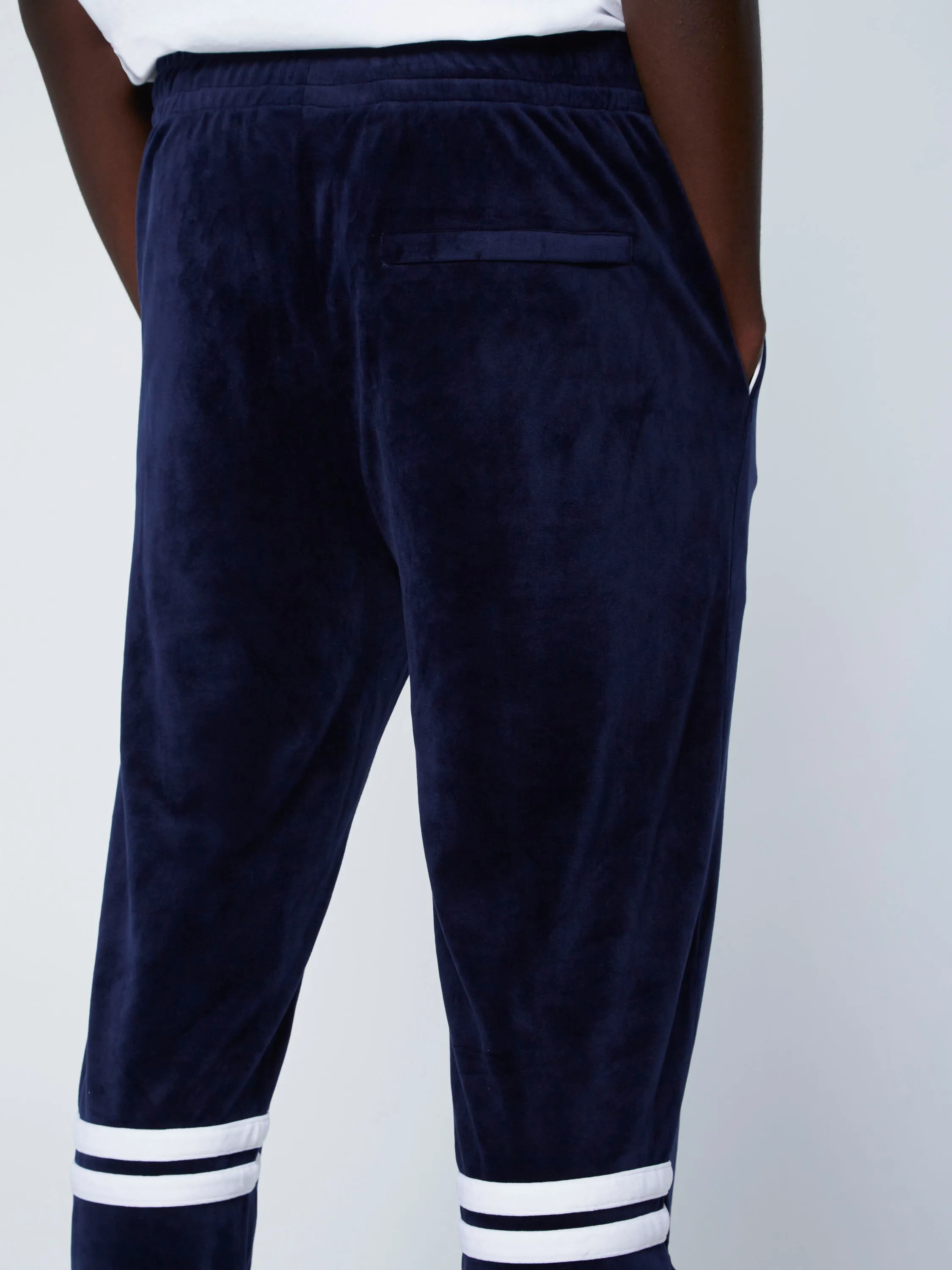 Dallas Velour Track Pants-Maritime Blue sold by Sergio Tacchini product image thumbnail 3