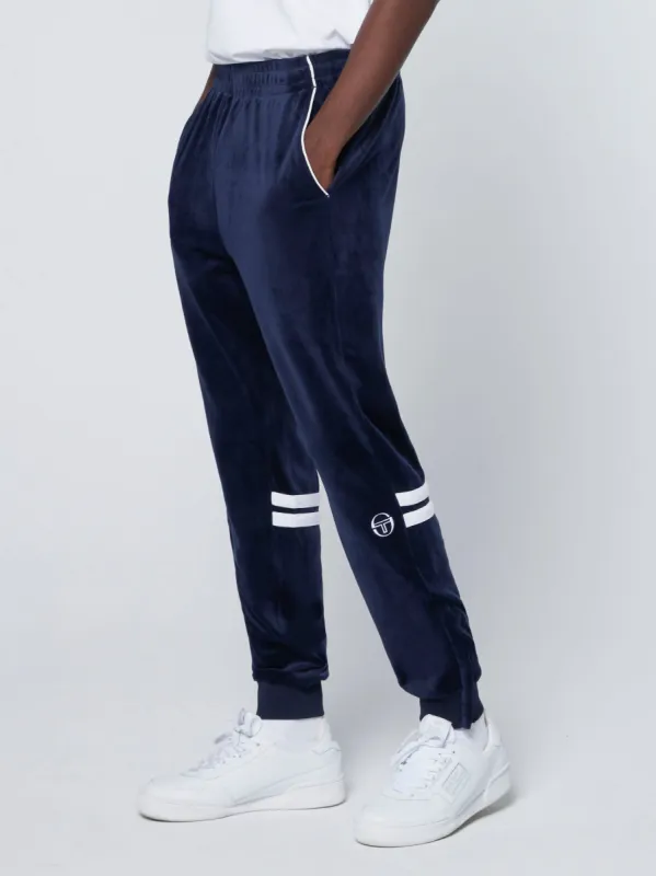 Dallas Velour Track Pants-Maritime Blue sold by Sergio Tacchini