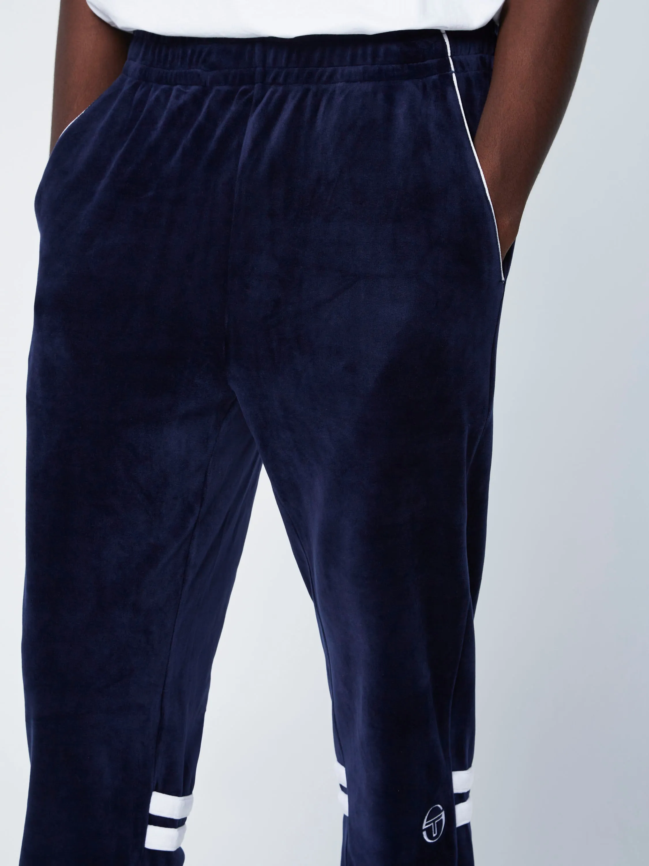 Dallas Velour Track Pants-Maritime Blue sold by Sergio Tacchini product image thumbnail 2