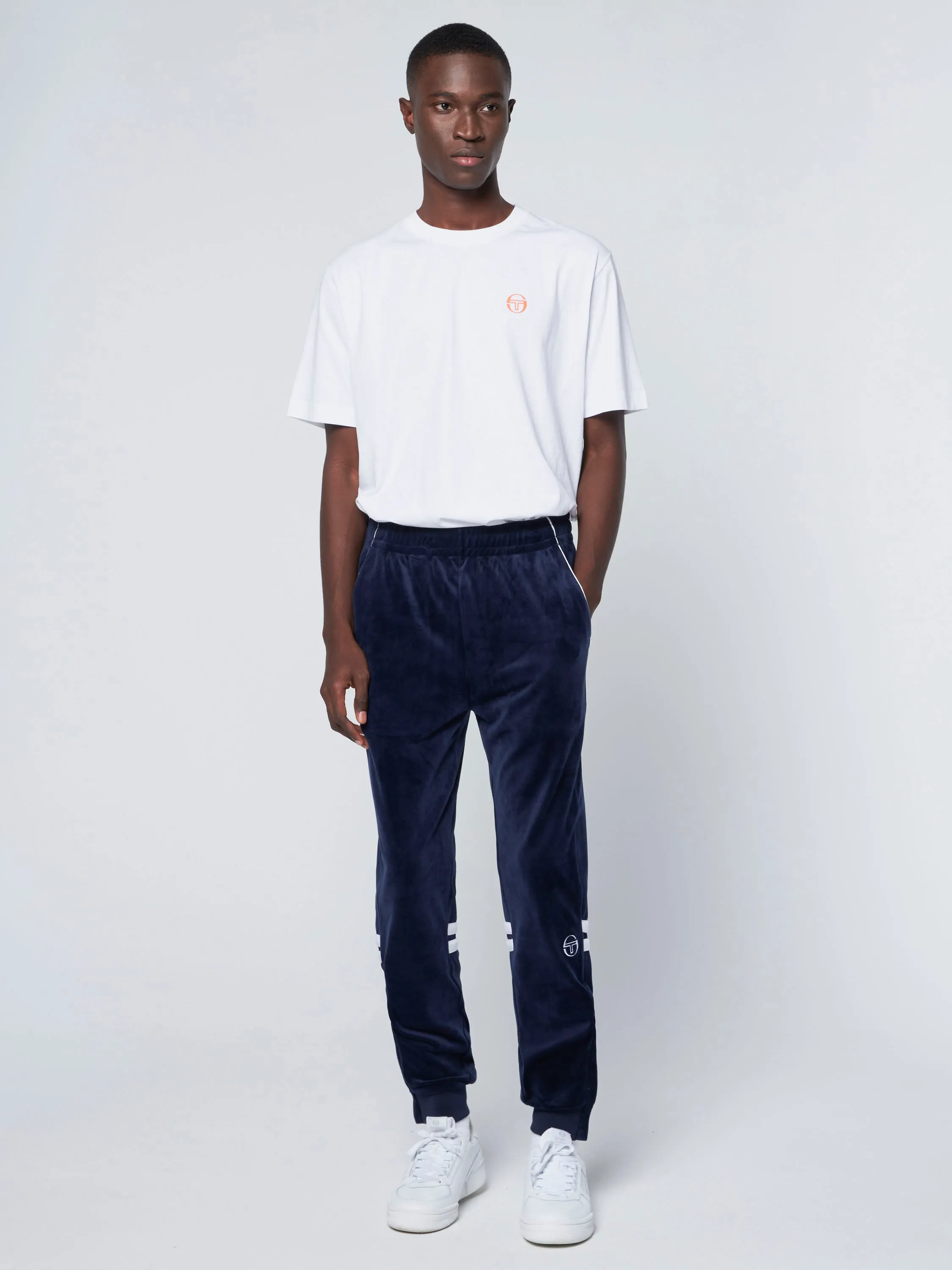 Dallas Velour Track Pants-Maritime Blue sold by Sergio Tacchini product image thumbnail 5