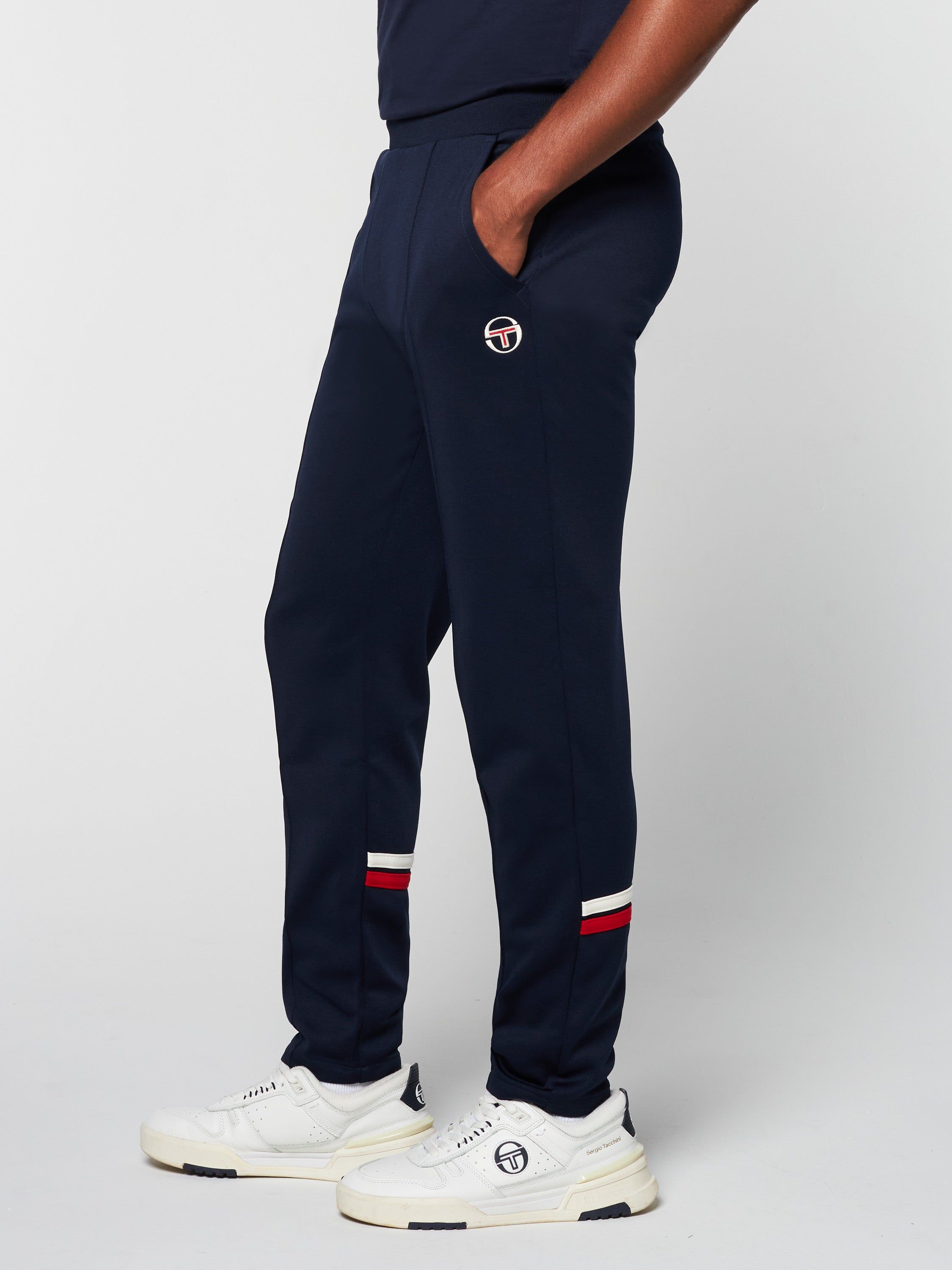 Tomme Track Pant Archivio-Gardenia/ Maritime Blue sold by Sergio Tacchini product image thumbnail 2
