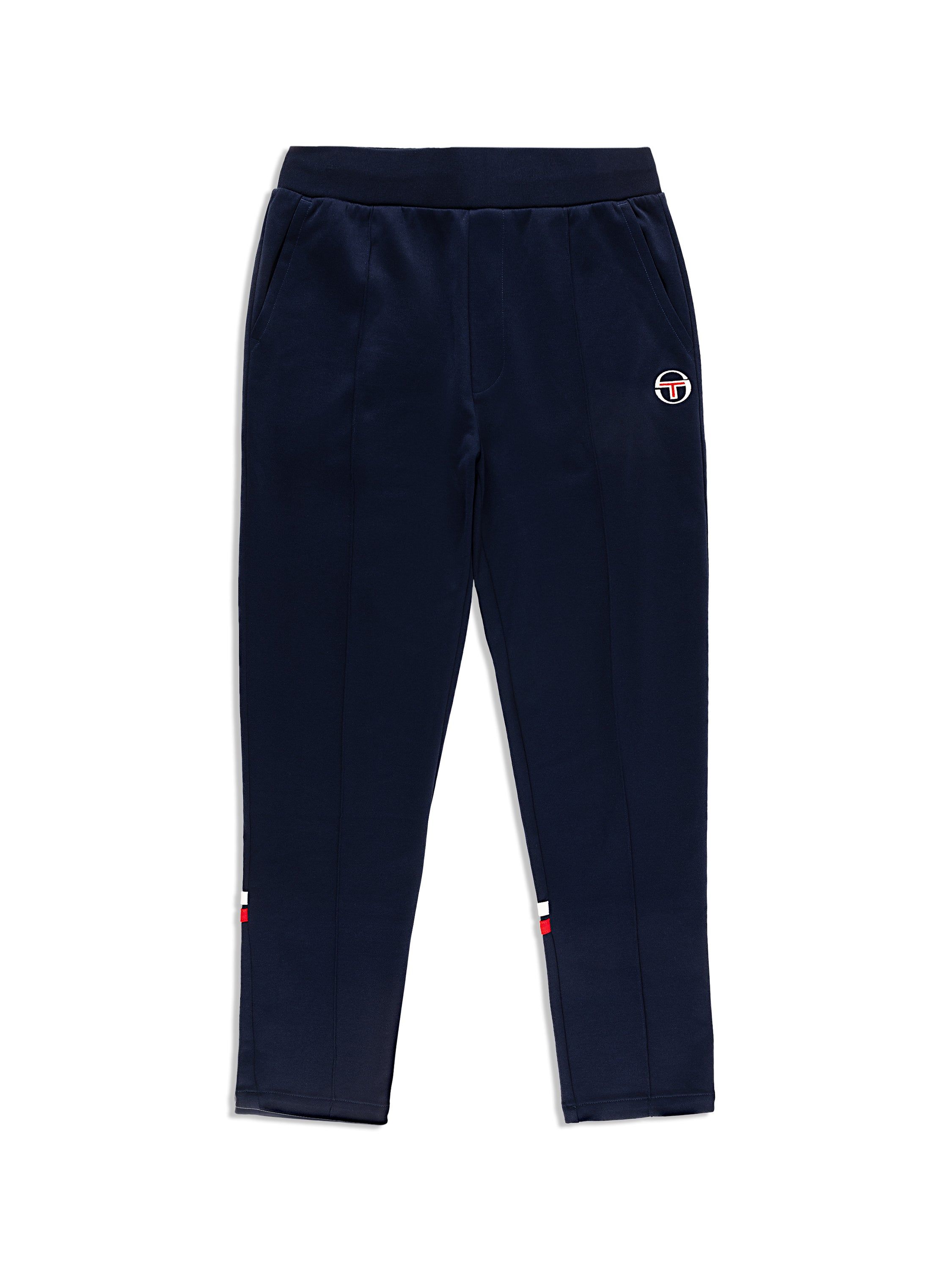 Tomme Track Pant Archivio-Gardenia/ Maritime Blue sold by Sergio Tacchini