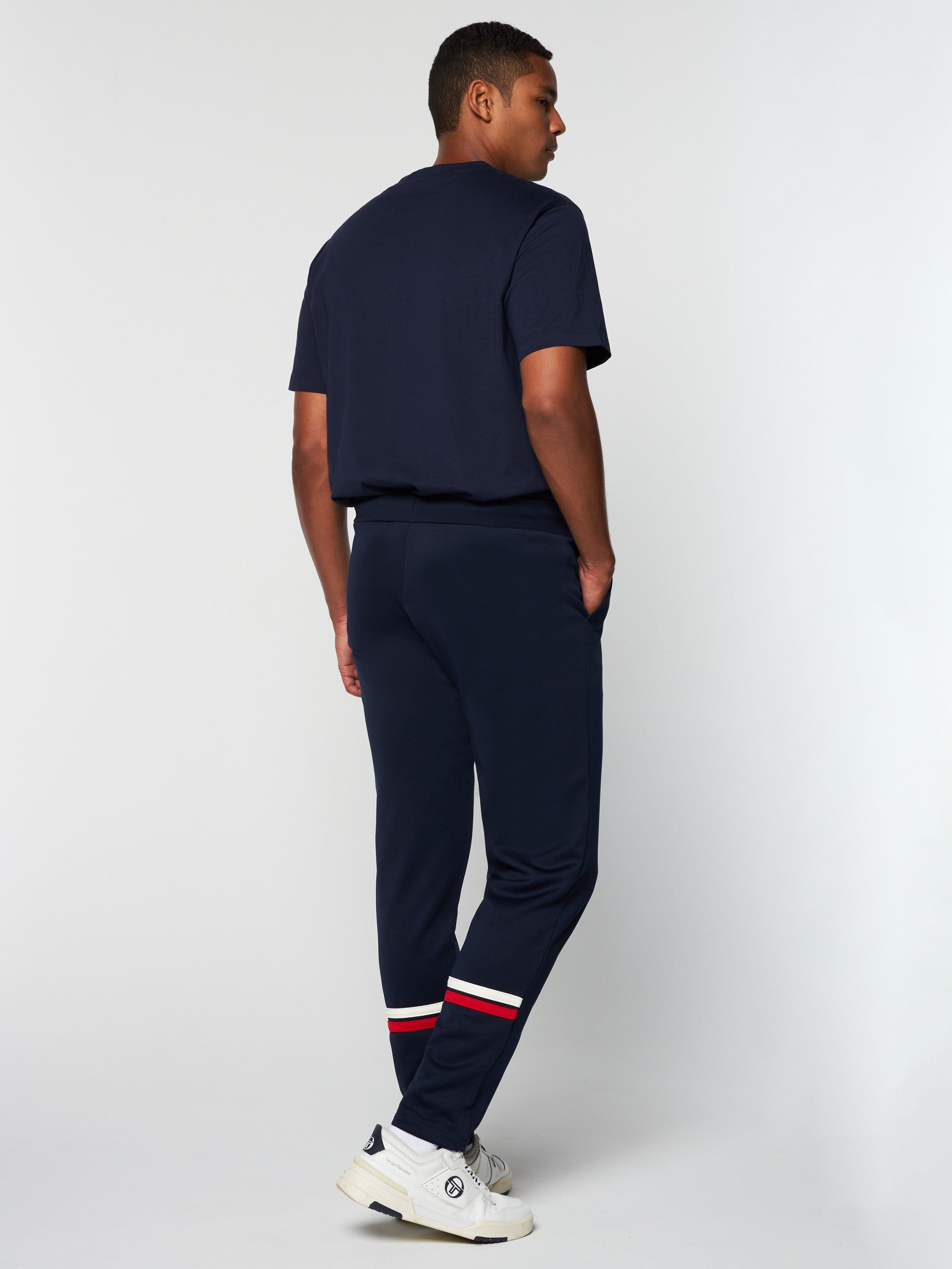 Tomme Track Pant Archivio-Gardenia/ Maritime Blue sold by Sergio Tacchini product image thumbnail 5