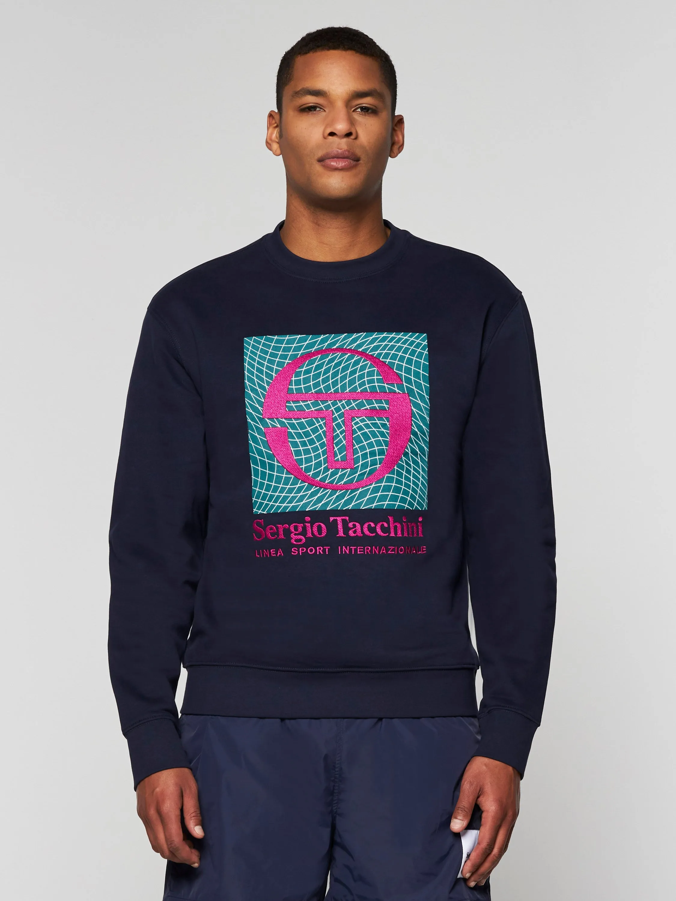Warp Crewneck- Maritime Blue sold by Sergio Tacchini product image thumbnail 2