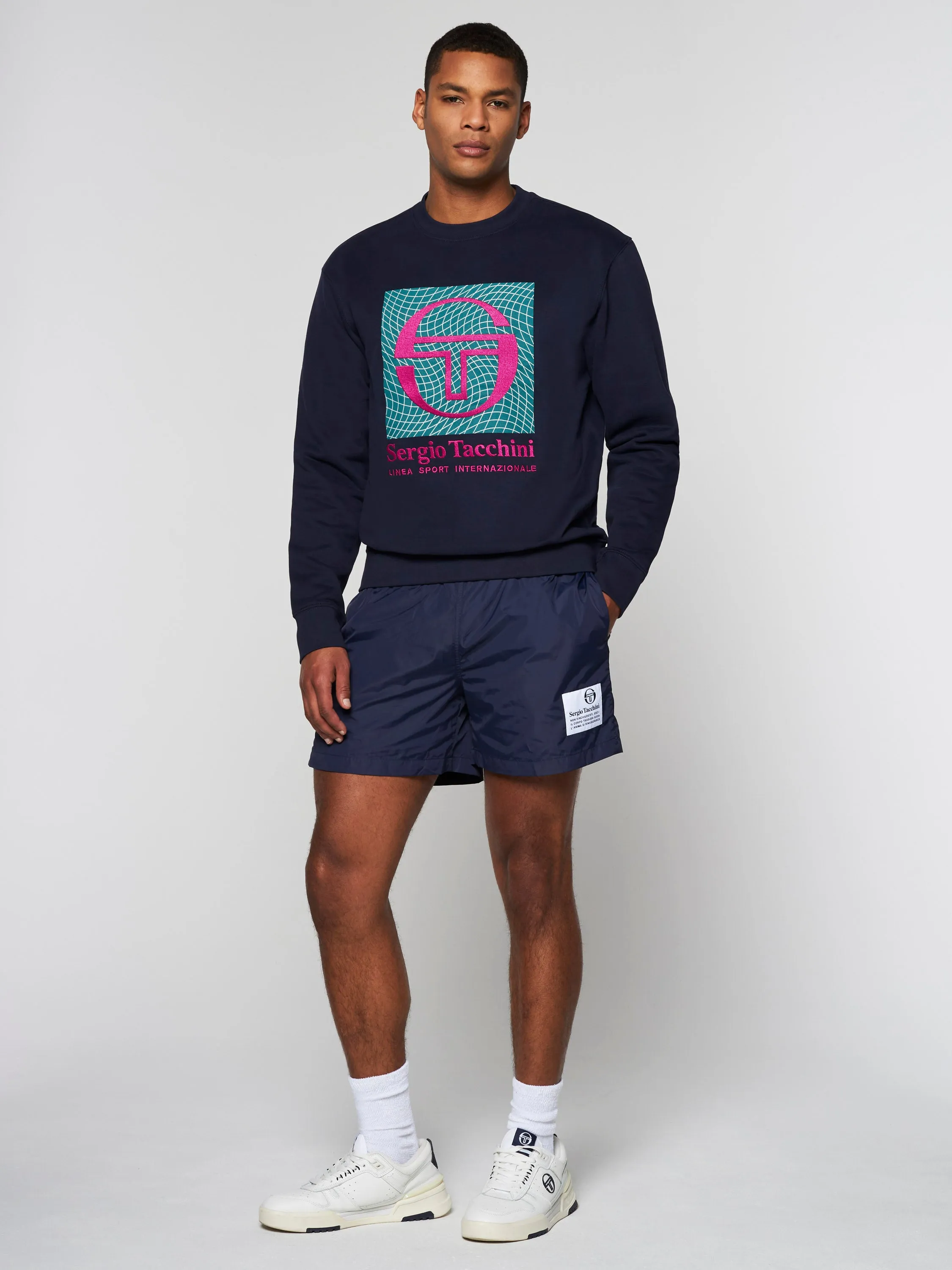 Warp Crewneck- Maritime Blue sold by Sergio Tacchini product image thumbnail 3