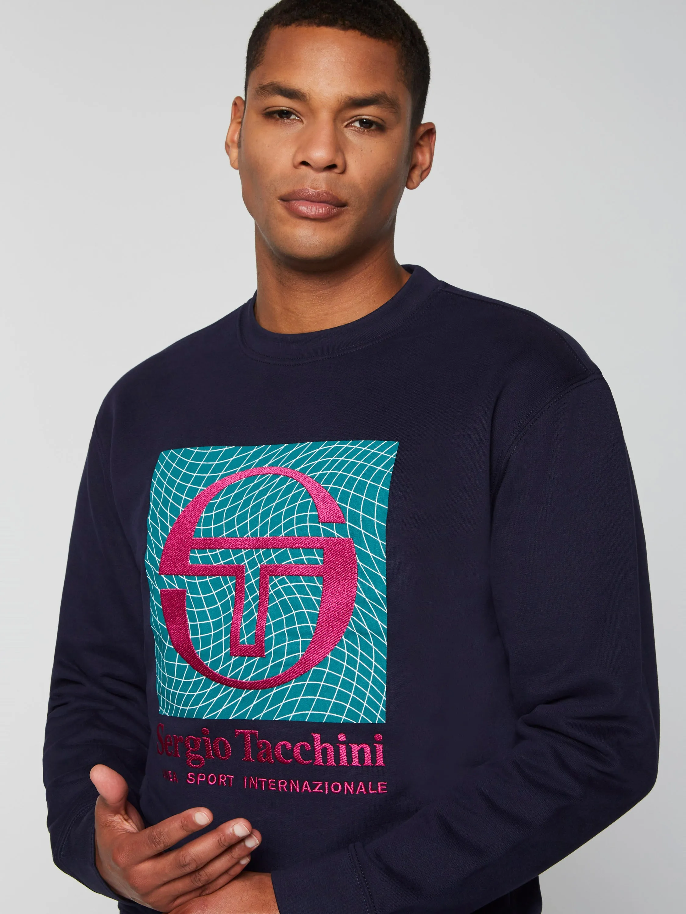 Warp Crewneck- Maritime Blue sold by Sergio Tacchini product image thumbnail 5