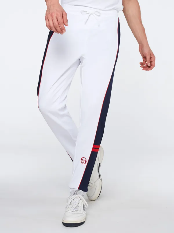 Scirocco Track Pant Archivio-White/ Maritime Blue sold by Sergio Tacchini