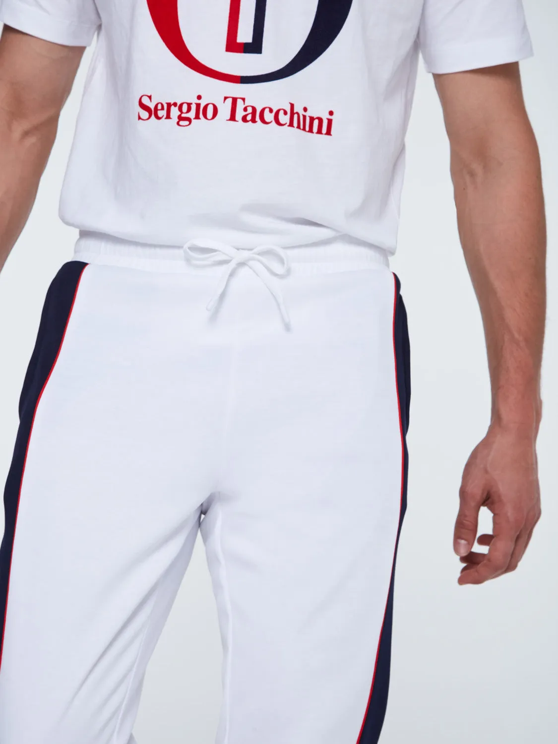 Scirocco Track Pant Archivio-White/ Maritime Blue sold by Sergio Tacchini product image thumbnail 5
