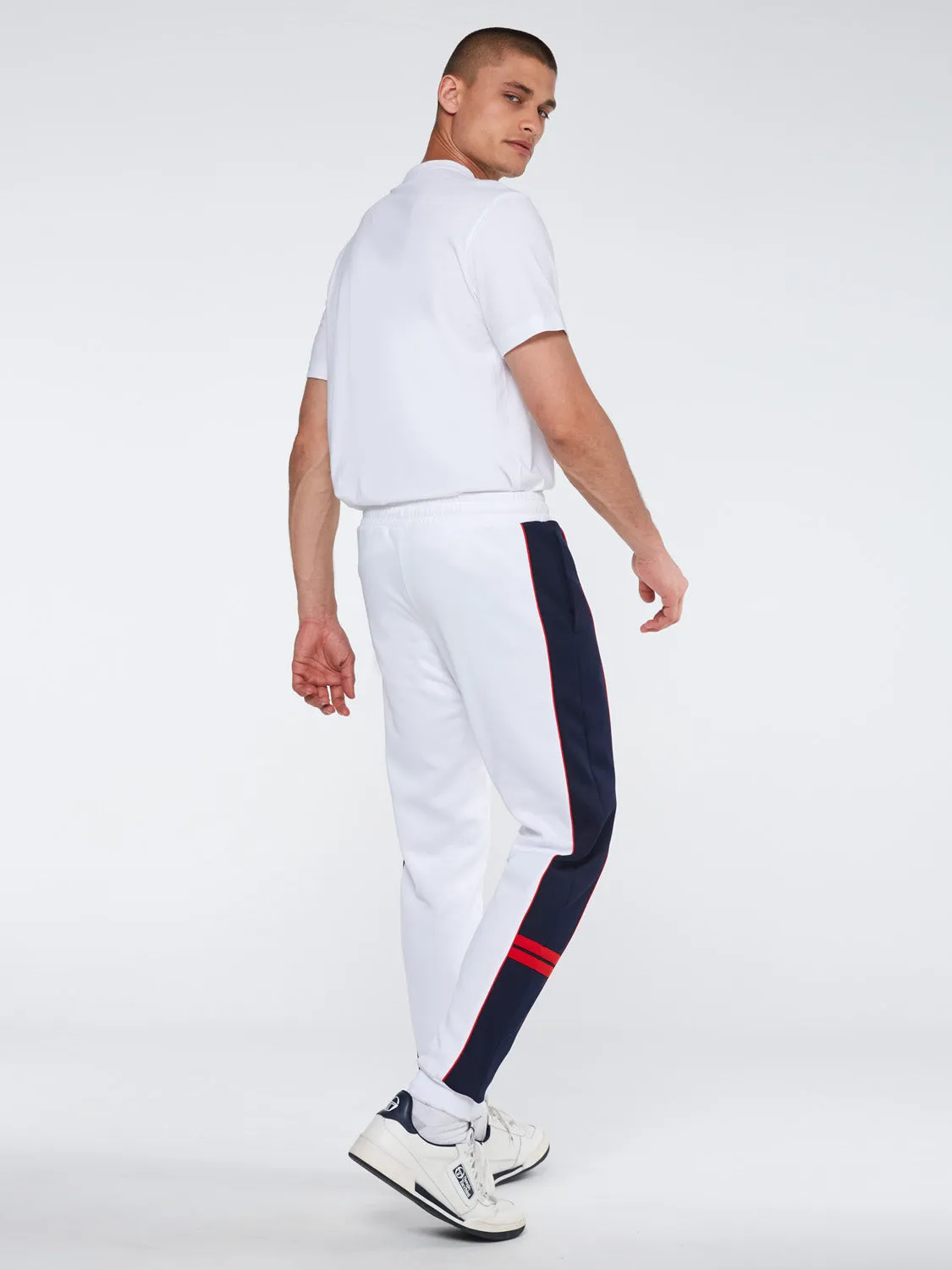 Scirocco Track Pant Archivio-White/ Maritime Blue sold by Sergio Tacchini product image thumbnail 3