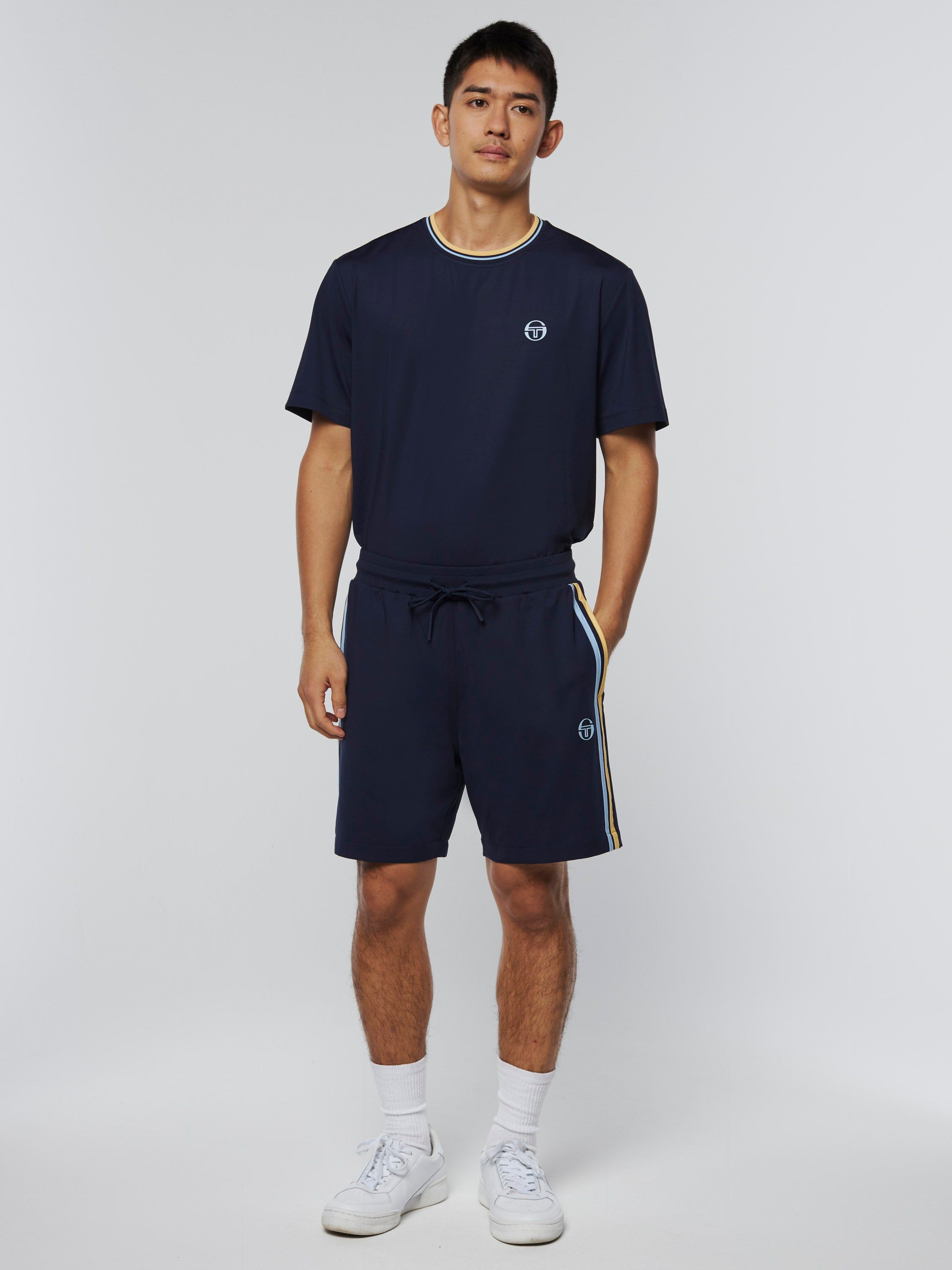 Mesh Damarindo Short- Maritime Blue/ Flax sold by Sergio Tacchini product image thumbnail 2