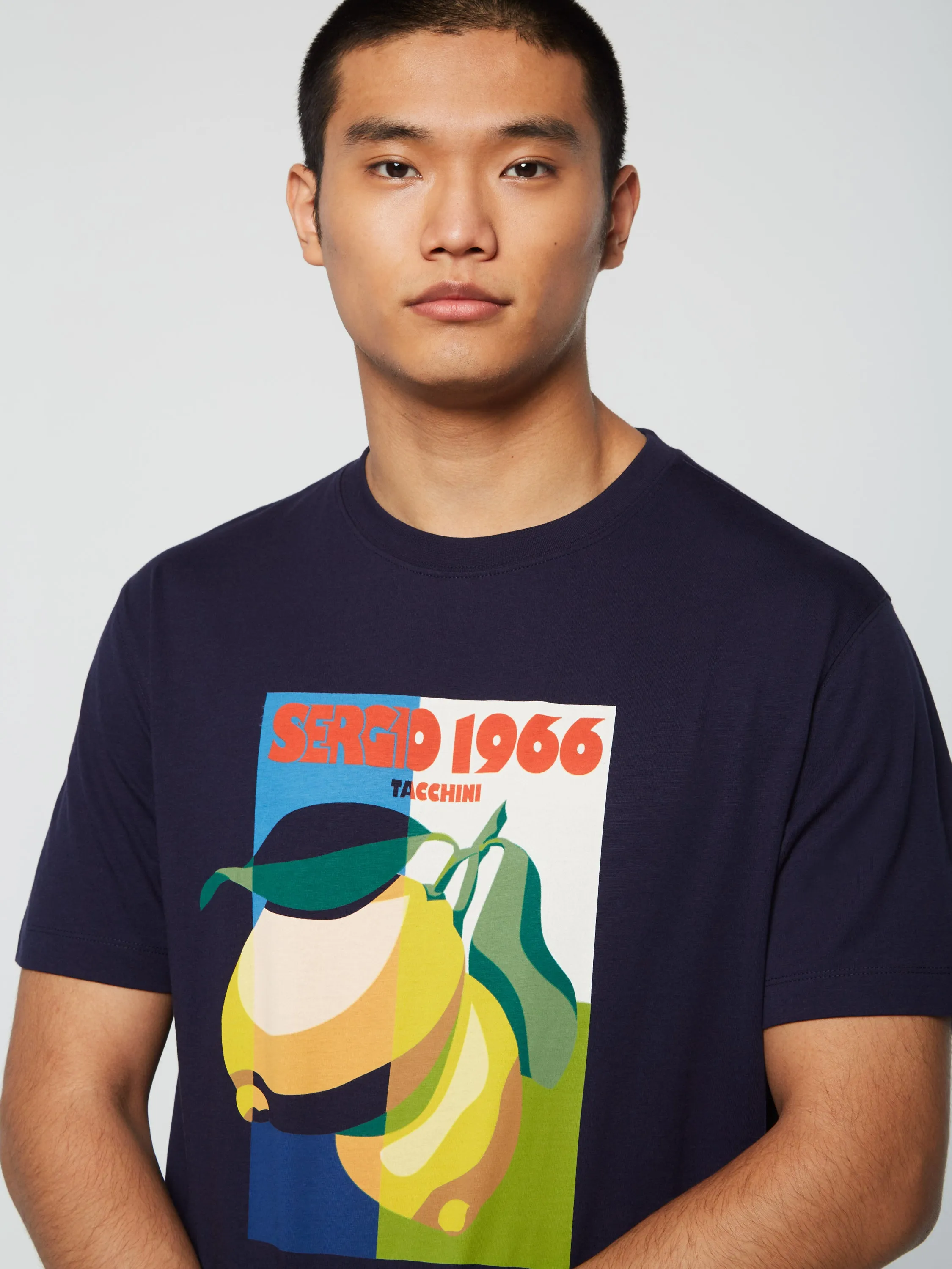 Limone T-Shirt- Maritime Blue sold by Sergio Tacchini product image thumbnail 5