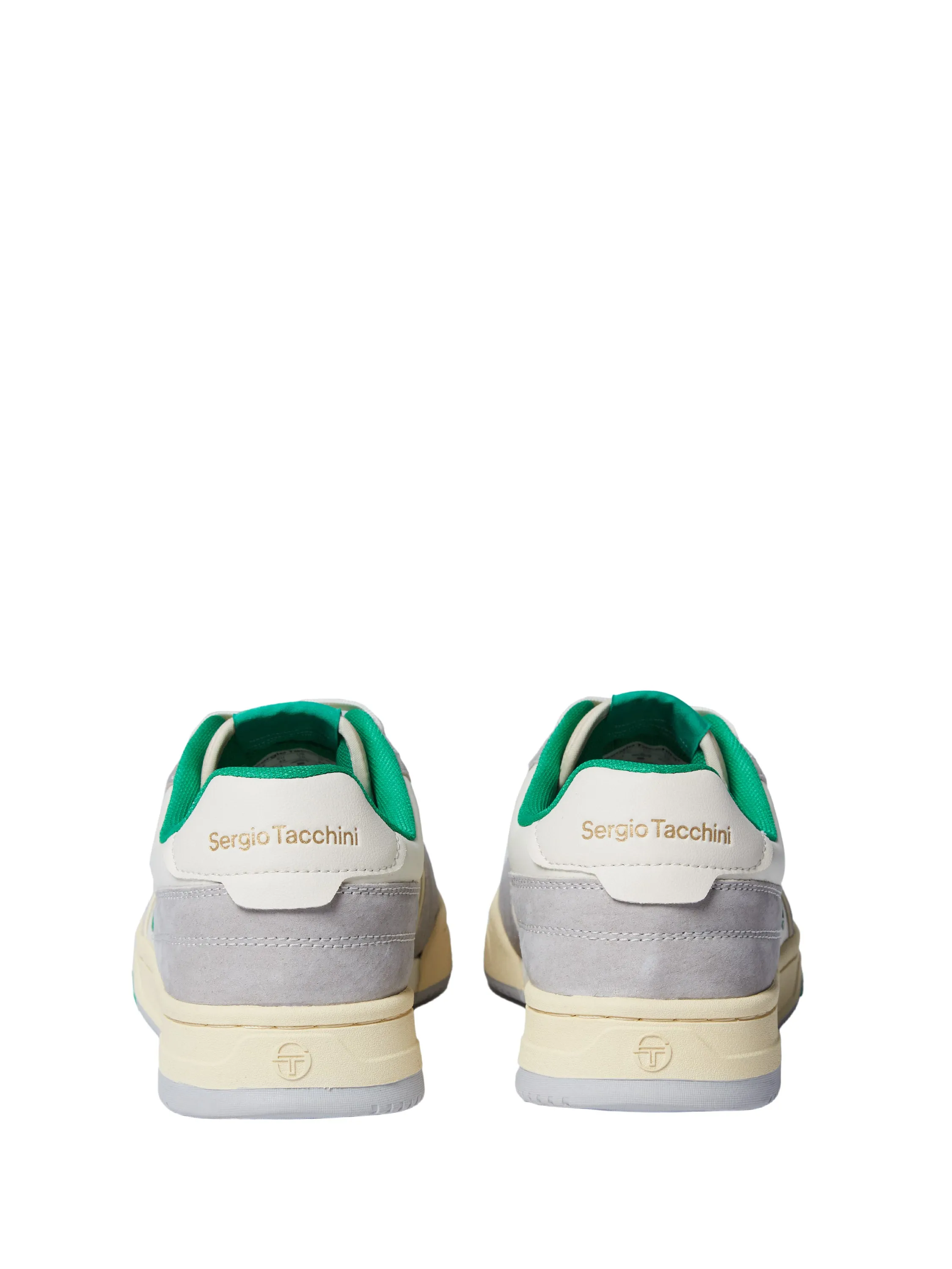 Prime Shot DA Sneaker- Antique White/ Almond Oil/ Bright Green sold by Sergio Tacchini product image thumbnail 3
