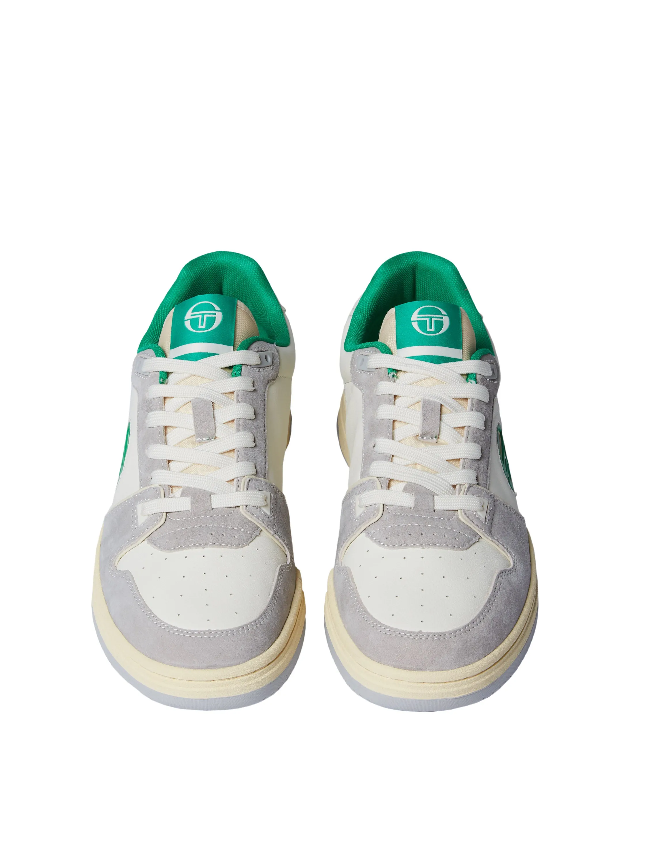 Prime Shot DA Sneaker- Antique White/ Almond Oil/ Bright Green sold by Sergio Tacchini product image thumbnail 4