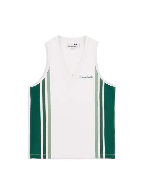 Women's Monza Tennis Tank- Brilliant White sold by Sergio Tacchini