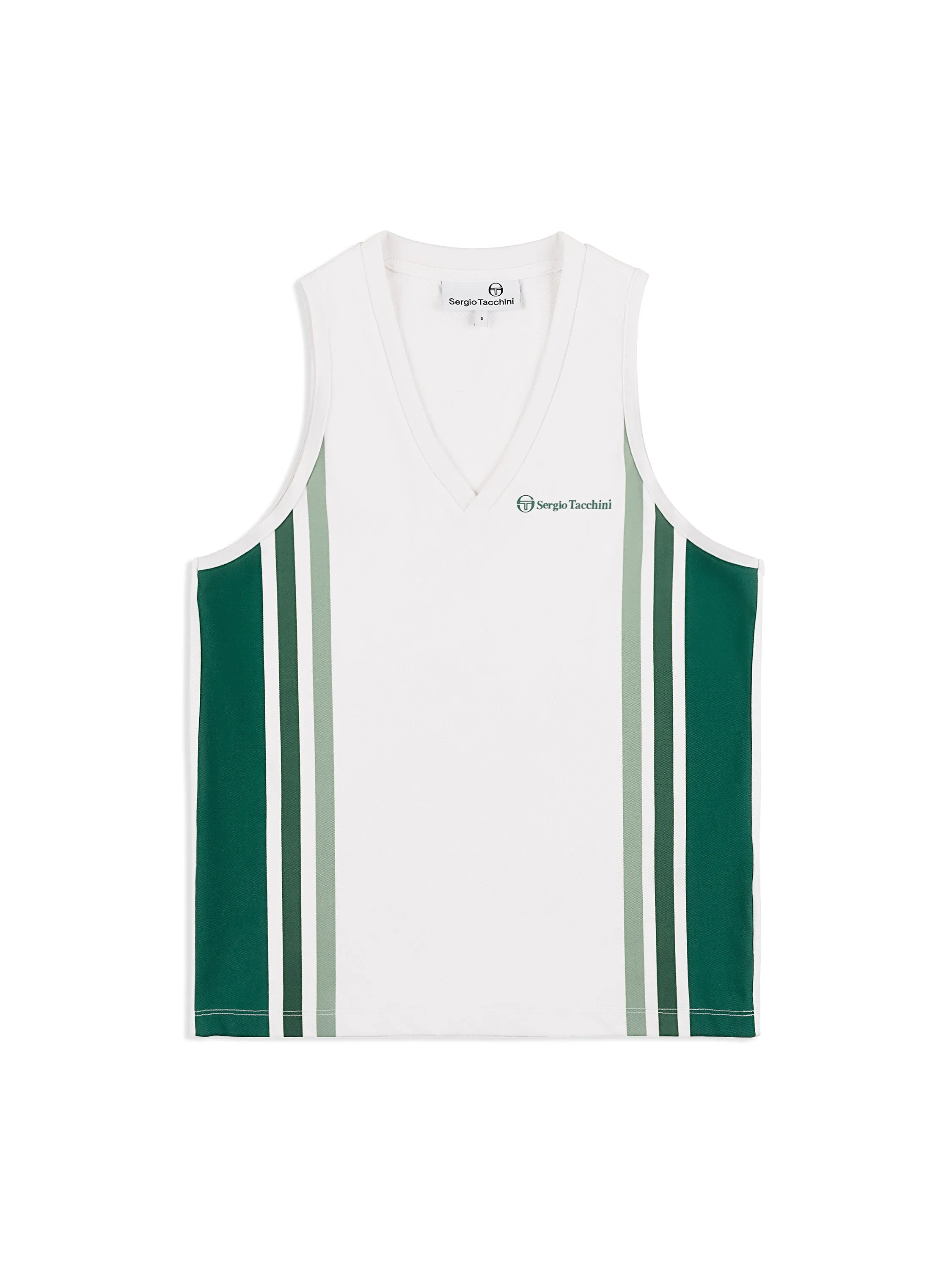 Women's Monza Tennis Tank- Brilliant White sold by Sergio Tacchini