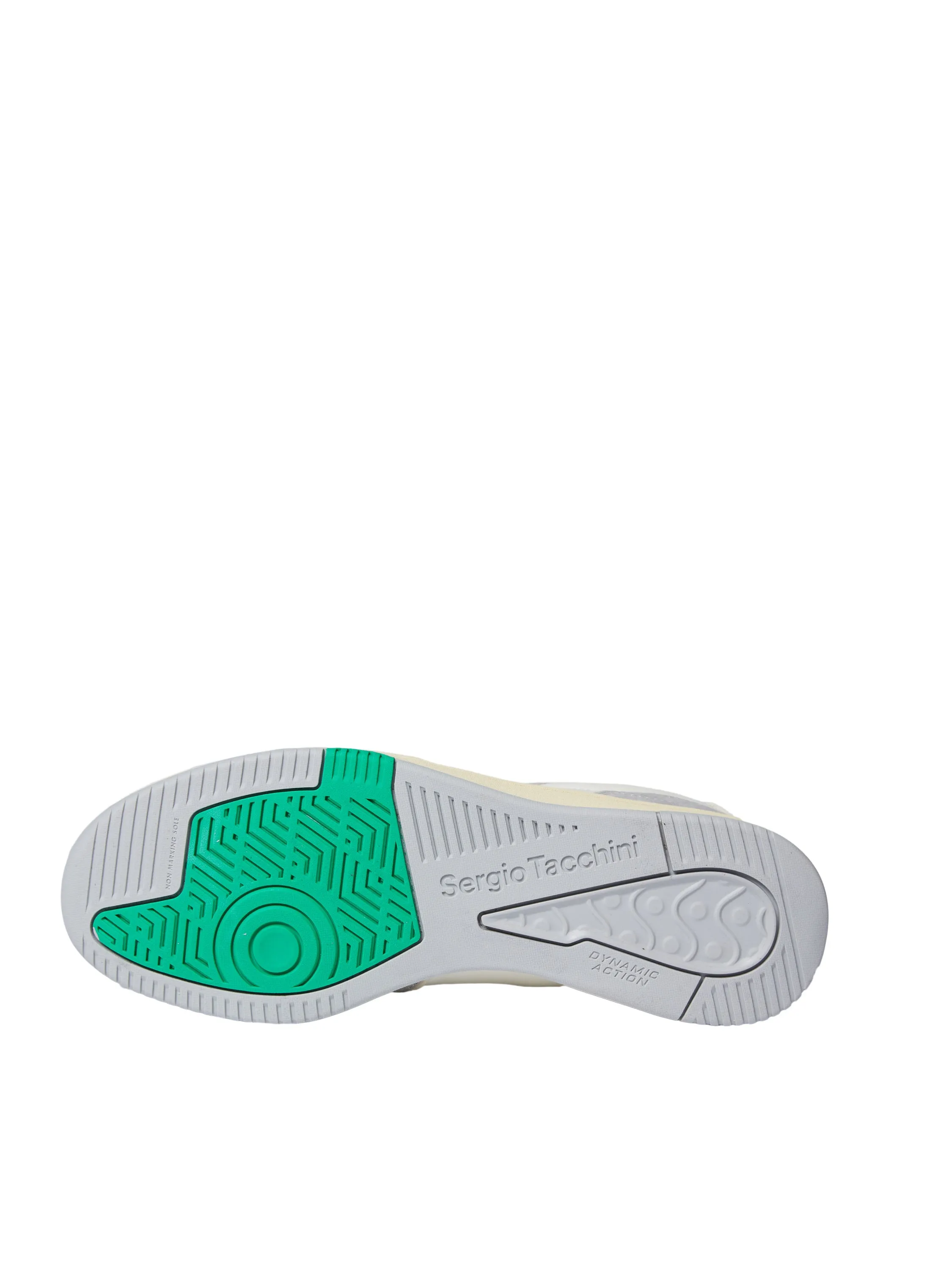 Prime Shot DA Sneaker- Antique White/ Almond Oil/ Bright Green sold by Sergio Tacchini product image thumbnail 5