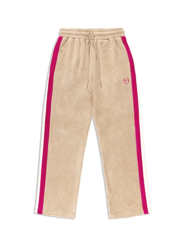 Rosa Velour Track Pant- Humus sold by Sergio Tacchini