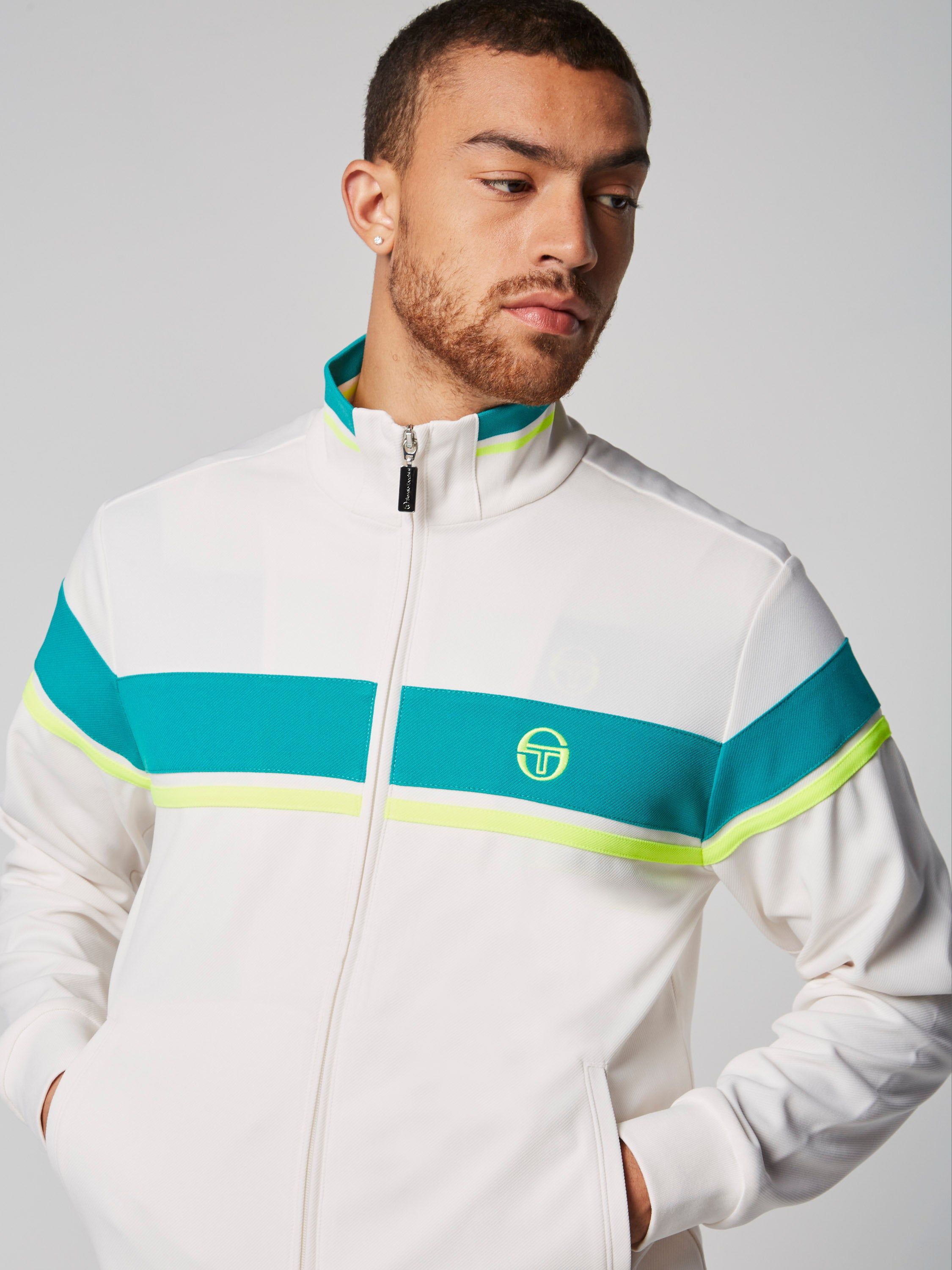 Damarindo Track Jacket- Gardenia/ Blue Grass sold by Sergio Tacchini product image thumbnail 4