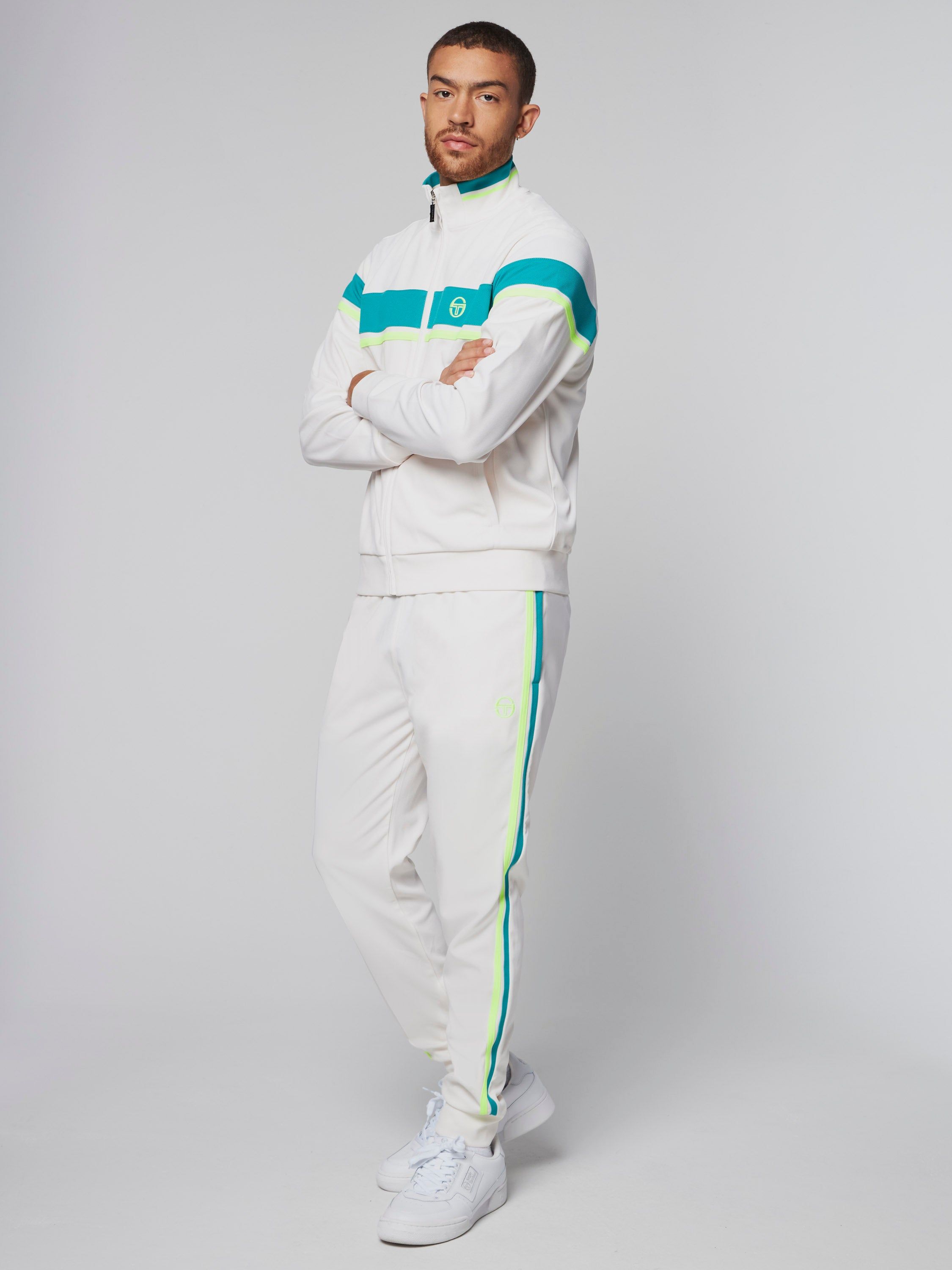 Damarindo Track Jacket- Gardenia/ Blue Grass sold by Sergio Tacchini product image thumbnail 2