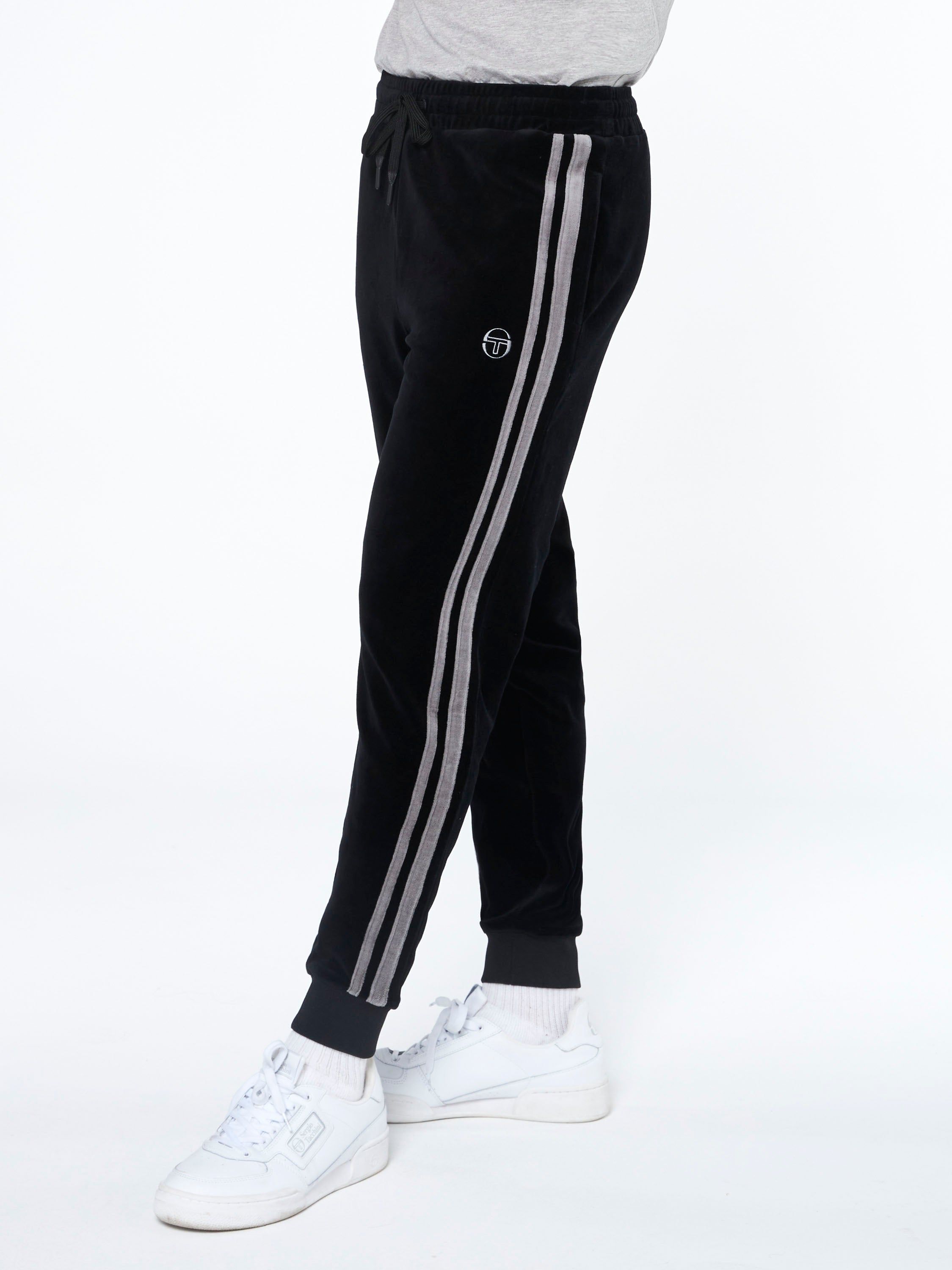 Damarindo Velour Track Pant-Black sold by Sergio Tacchini