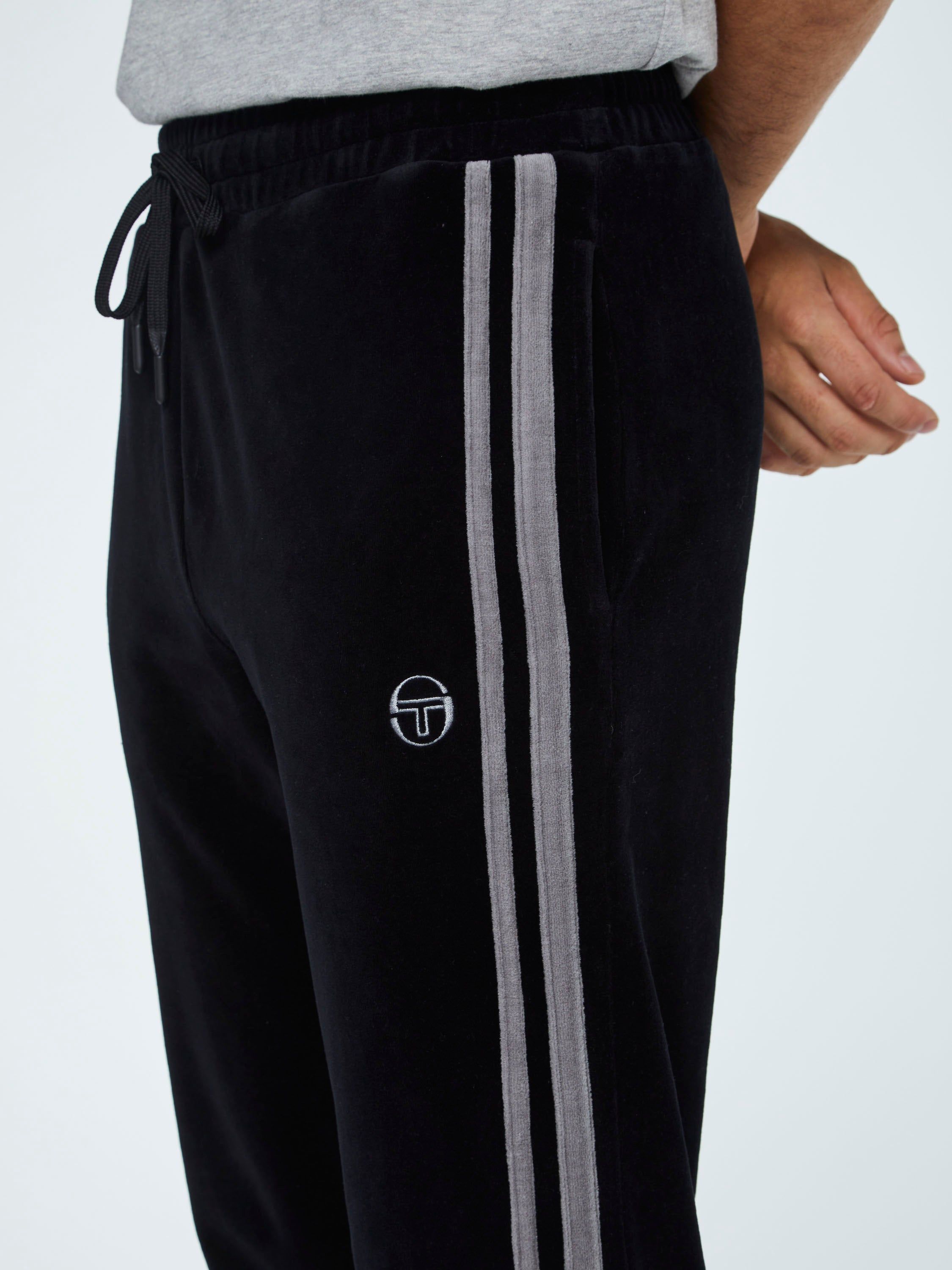 Damarindo Velour Track Pant-Black sold by Sergio Tacchini product image thumbnail 4