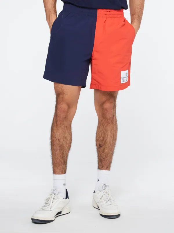 Vernazza Short-Maritime Blue/Adrenaline Rush sold by Sergio Tacchini