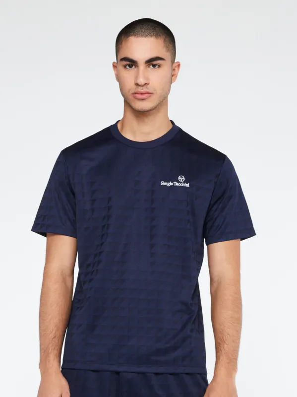 Geo T-Shirt-Maritime Blue sold by Sergio Tacchini