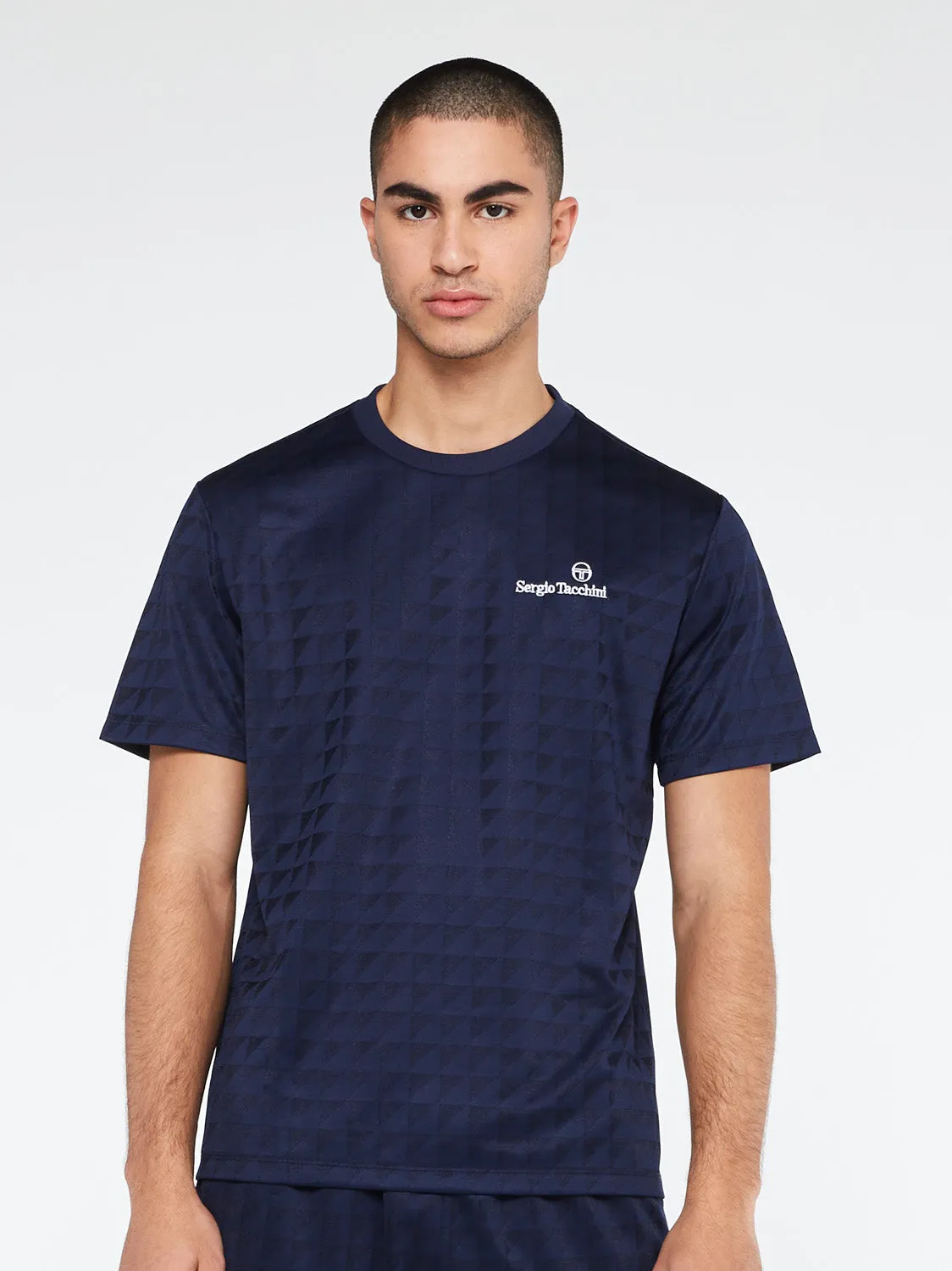 Geo T-Shirt-Maritime Blue sold by Sergio Tacchini