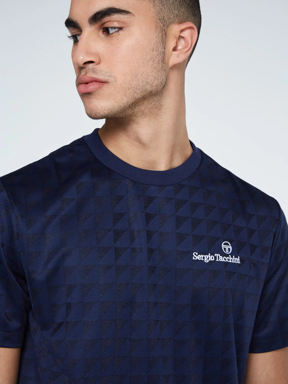 Geo T-Shirt-Maritime Blue sold by Sergio Tacchini product image thumbnail 5