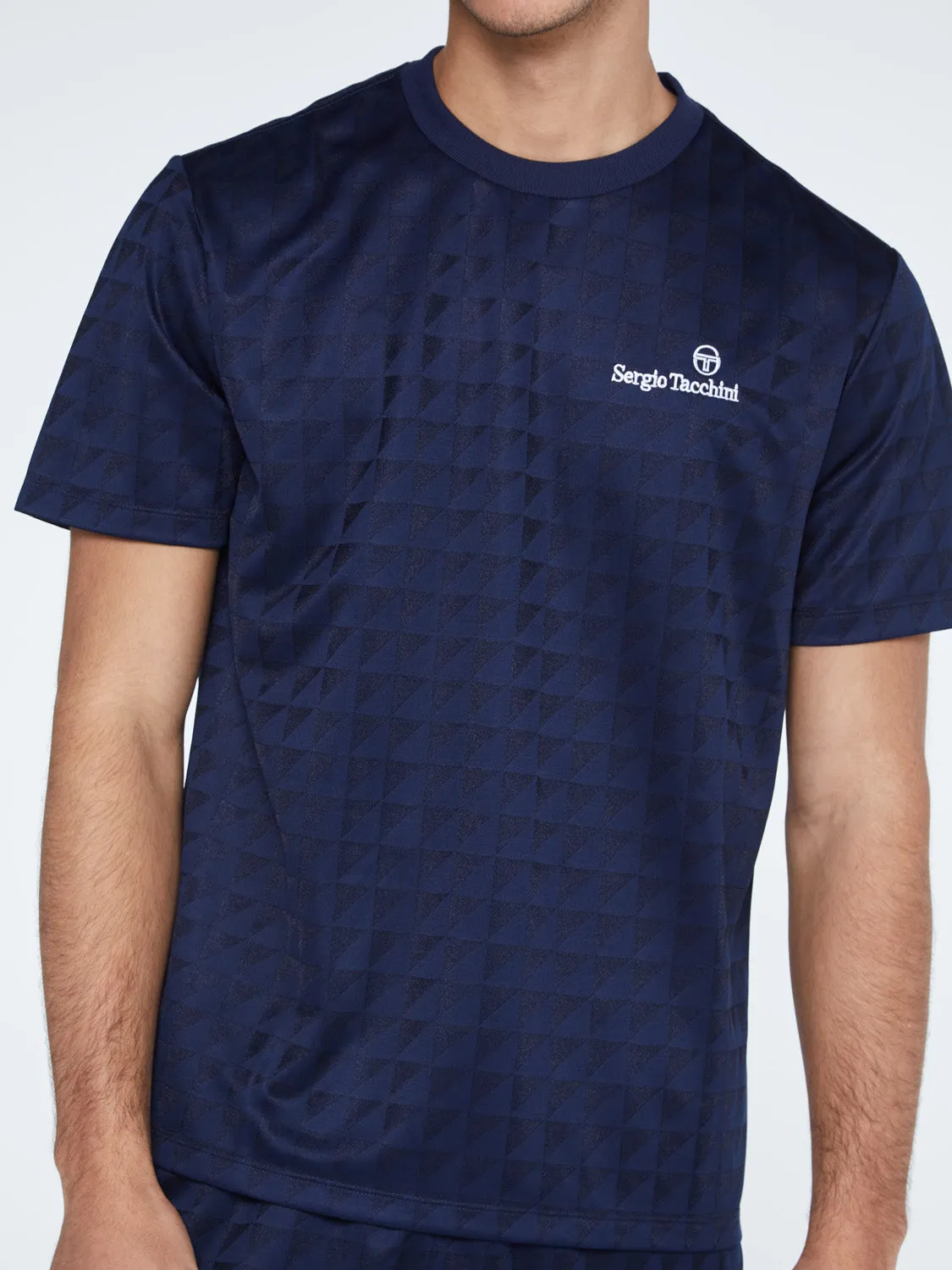 Geo T-Shirt-Maritime Blue sold by Sergio Tacchini product image thumbnail 3