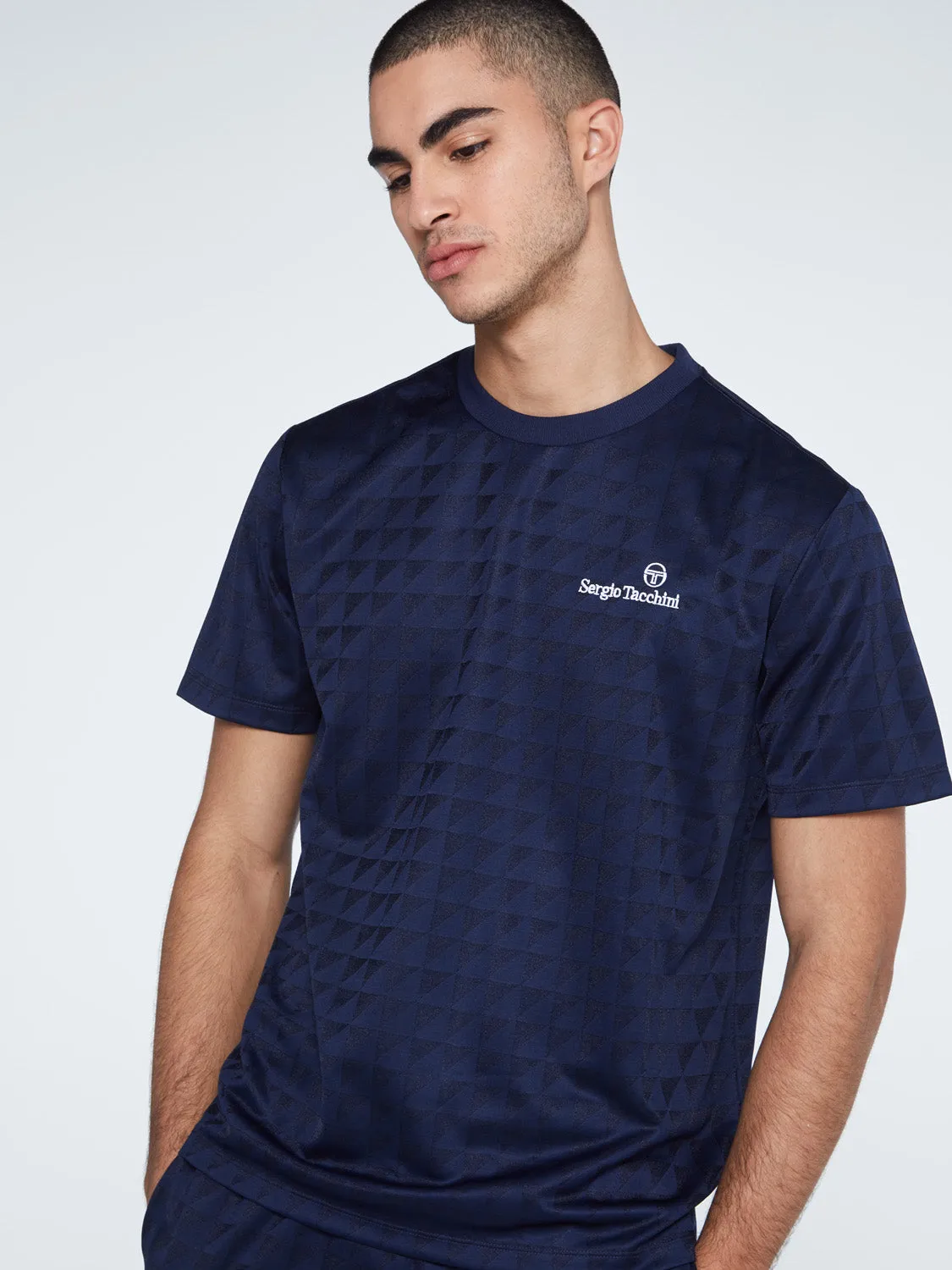 Geo T-Shirt-Maritime Blue sold by Sergio Tacchini product image thumbnail 4