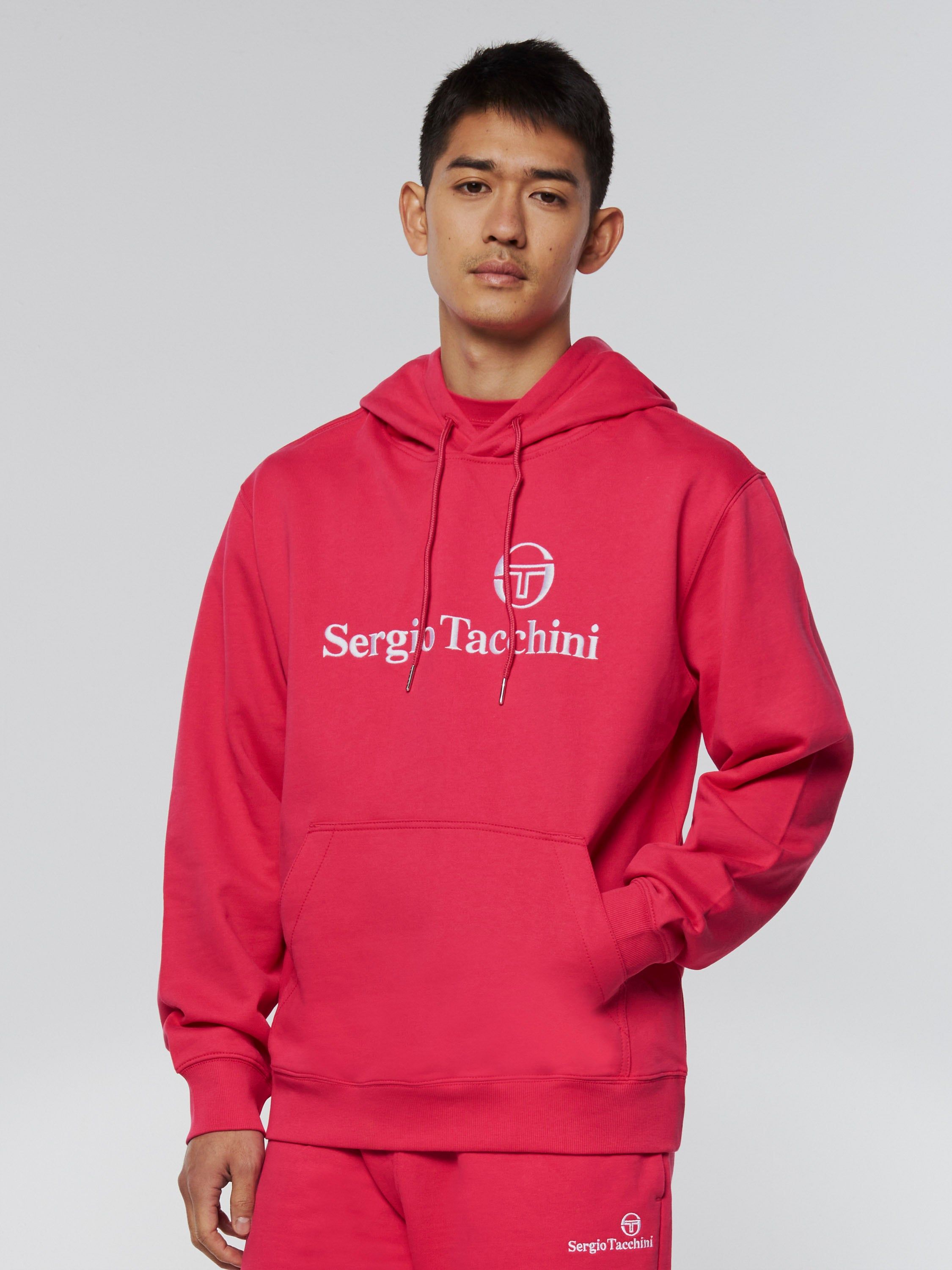 Heritage Logo Hoodie- Razzberry sold by Sergio Tacchini