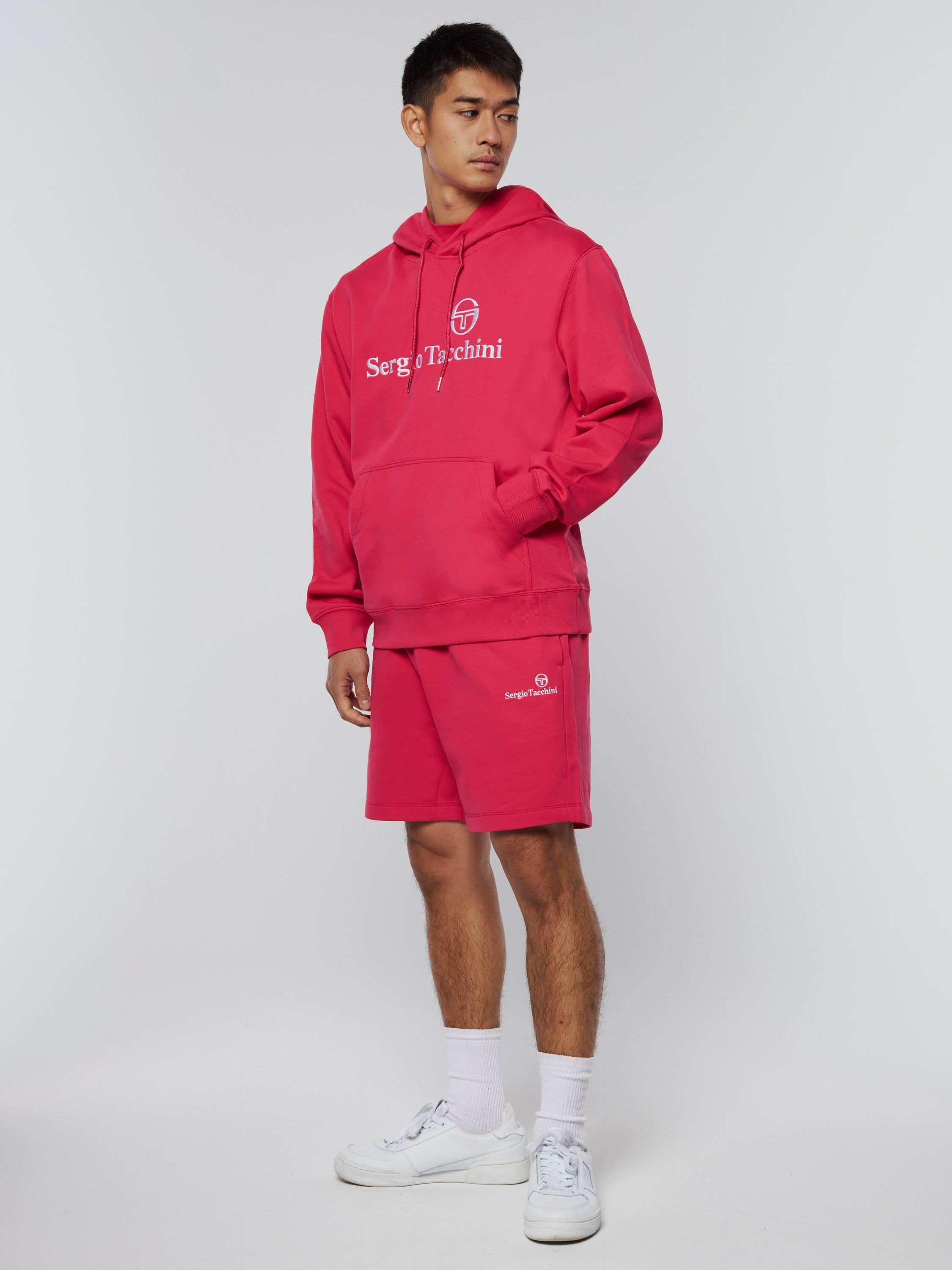 Heritage Logo Hoodie- Razzberry sold by Sergio Tacchini product image thumbnail 3