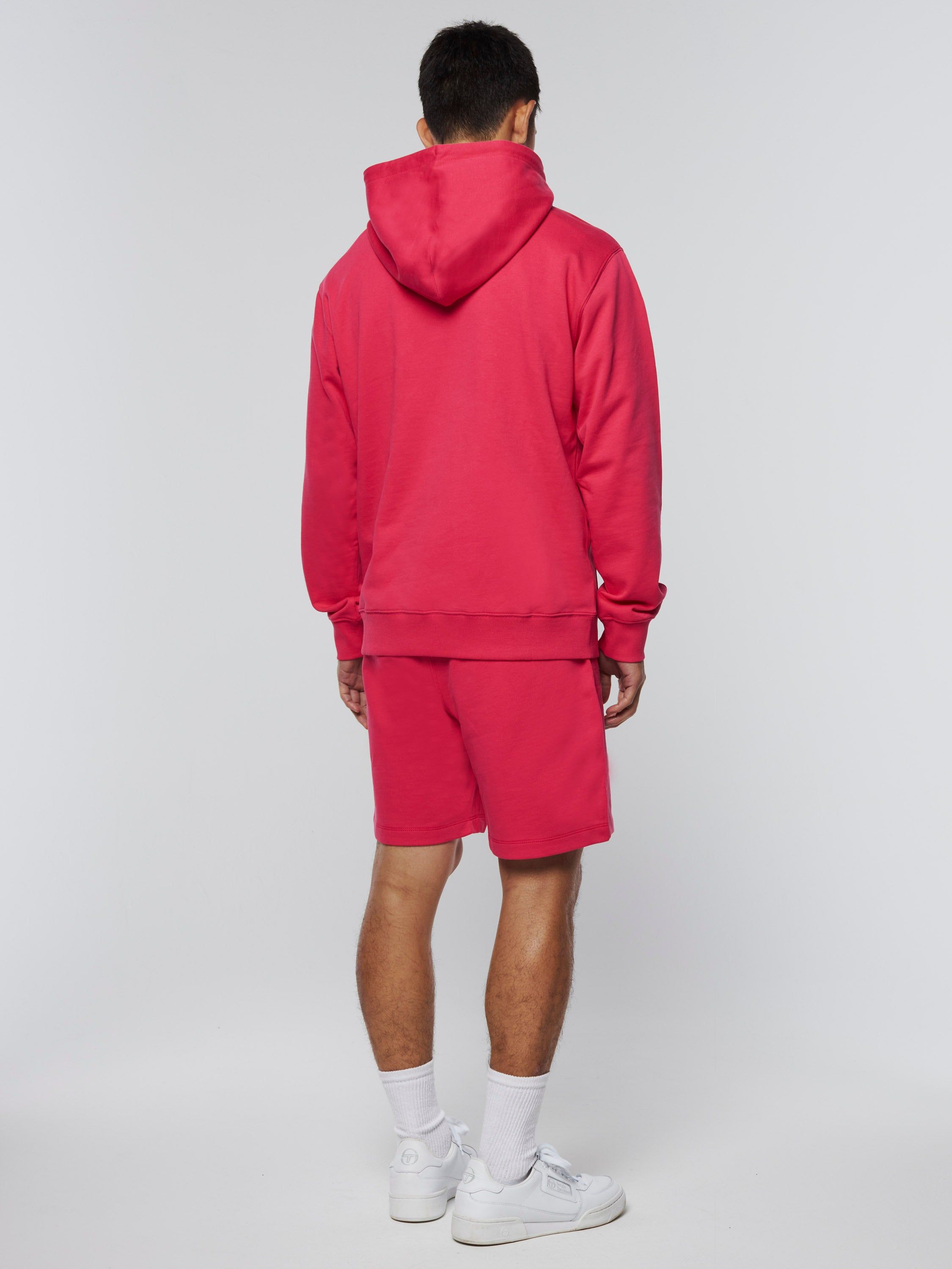 Heritage Logo Hoodie- Razzberry sold by Sergio Tacchini product image thumbnail 4