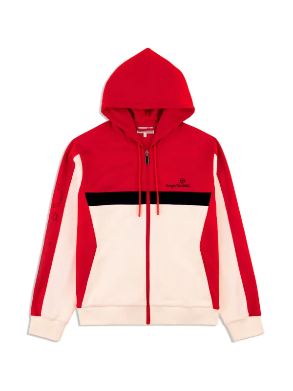 Sora Zip-Up Hoodie- Adrenaline Rush made by Sergio Tacchini
