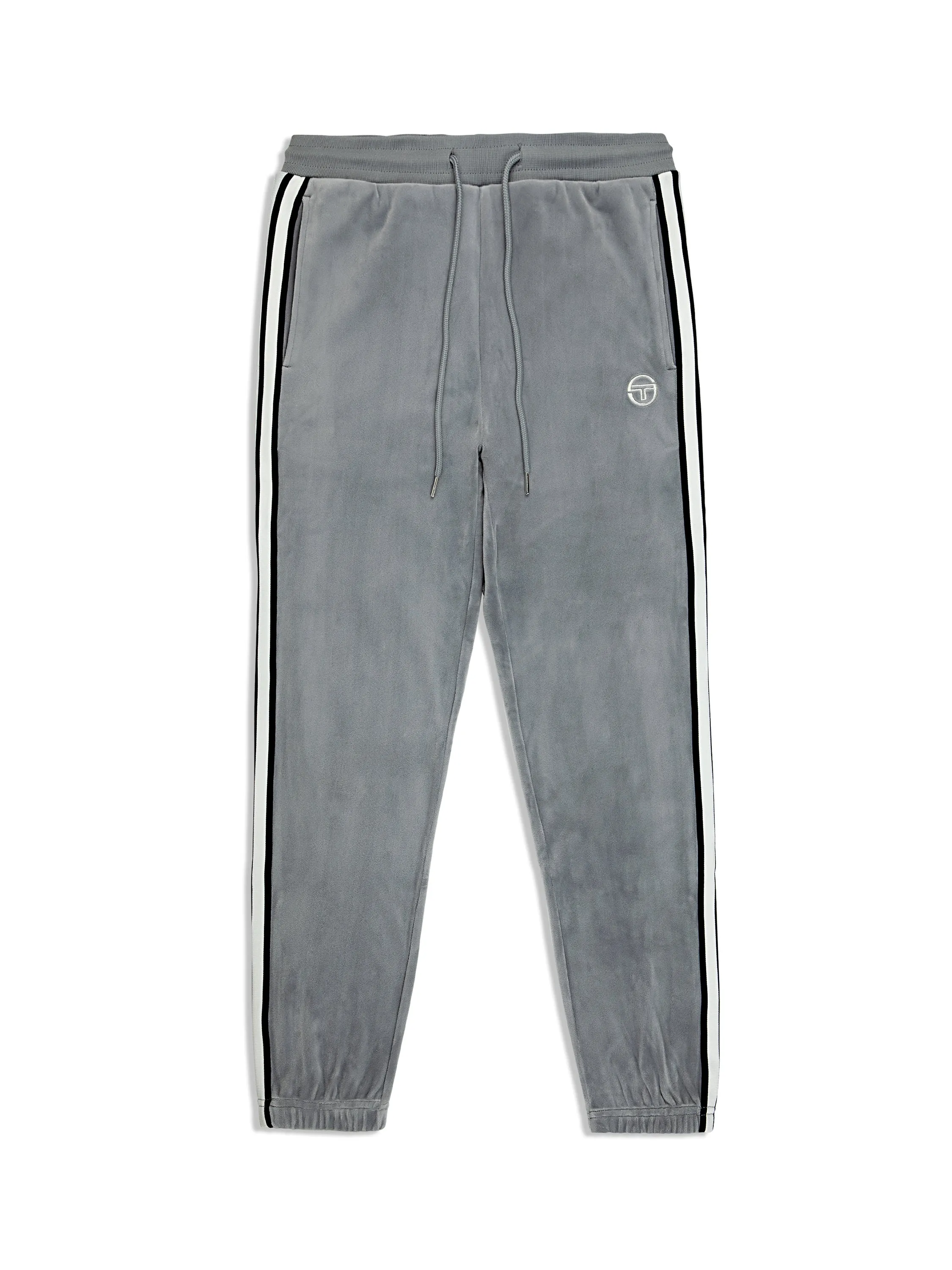 Pereto Velour Track Pant- Sleet sold by Sergio Tacchini