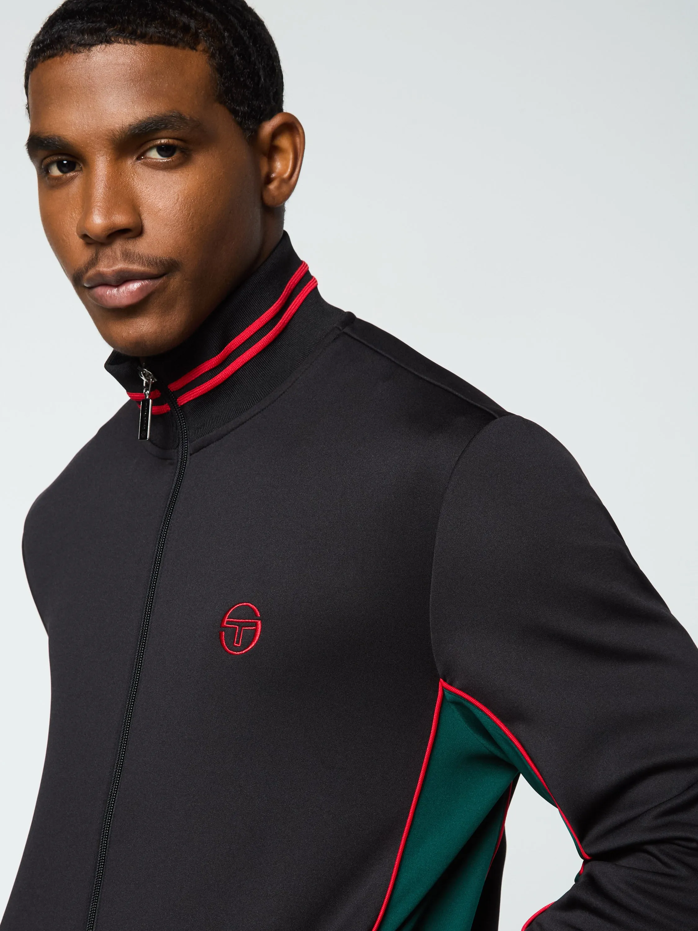Melfi Diver Track Jacket- Black Beauty sold by Sergio Tacchini product image thumbnail 4