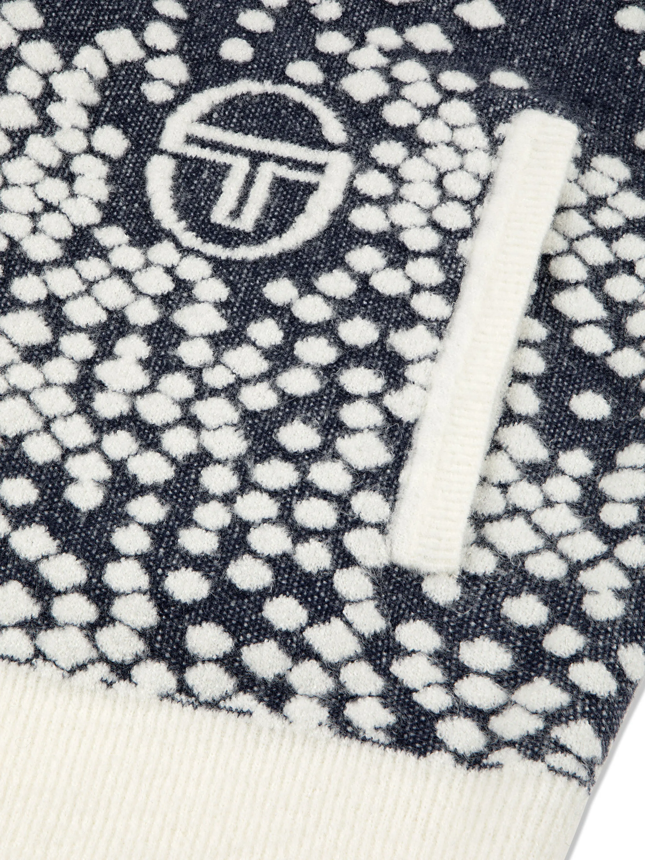 Astratta Jacquard Hoodie- Maritime Blue sold by Sergio Tacchini product image thumbnail 3