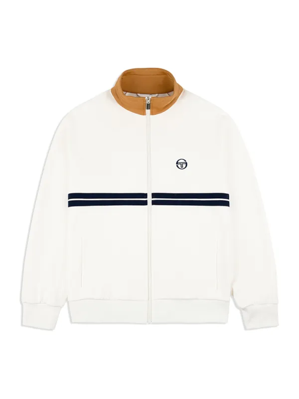 Dallas Track Jacket Archivio- Gardenia/ Meerkat sold by Sergio Tacchini