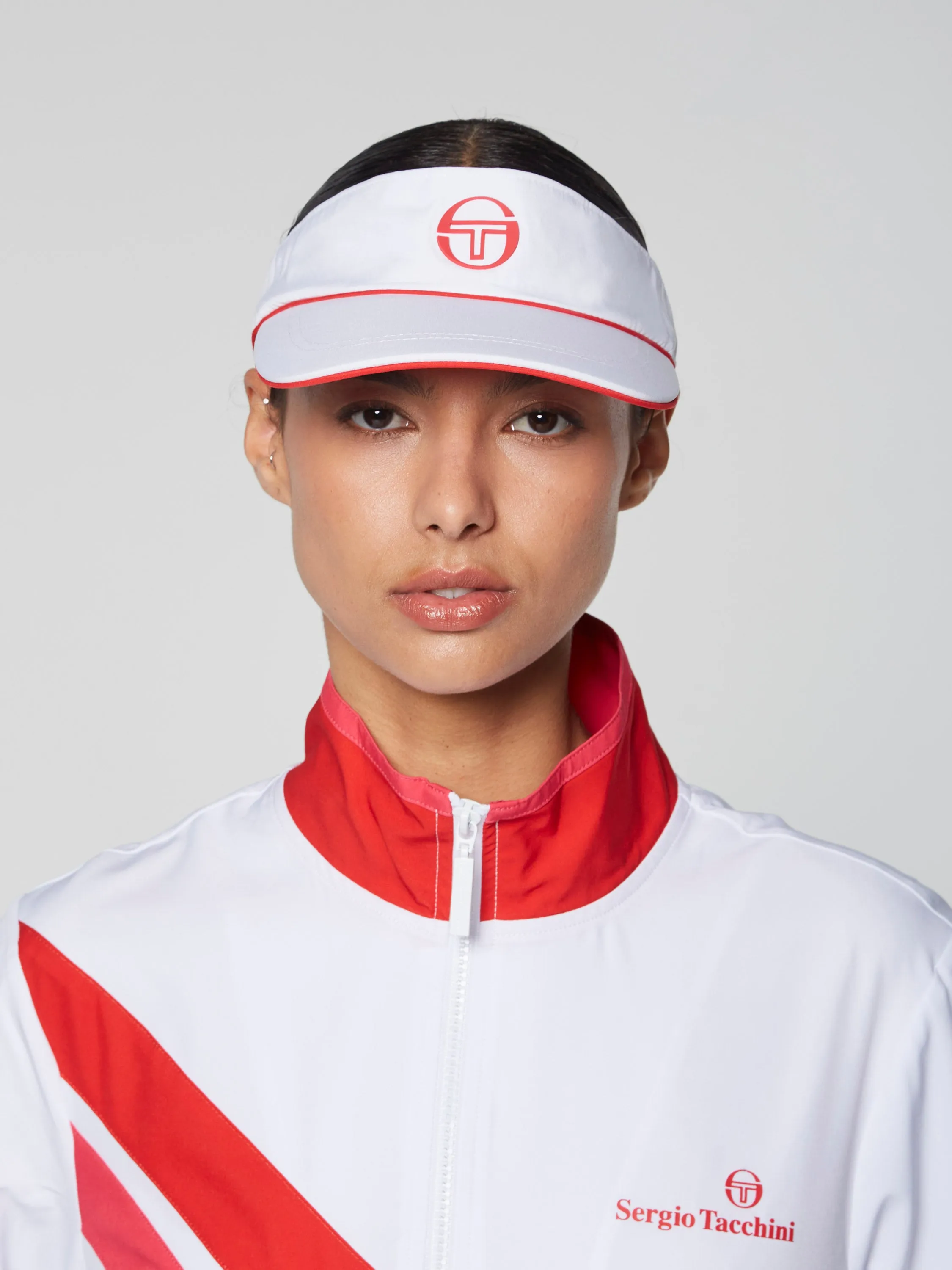 【Sergiotacchini】 W Ribbon Point Sun Visor /追跡付 Vigentino Tennis Visor- Adrenaline Rush | Parallel