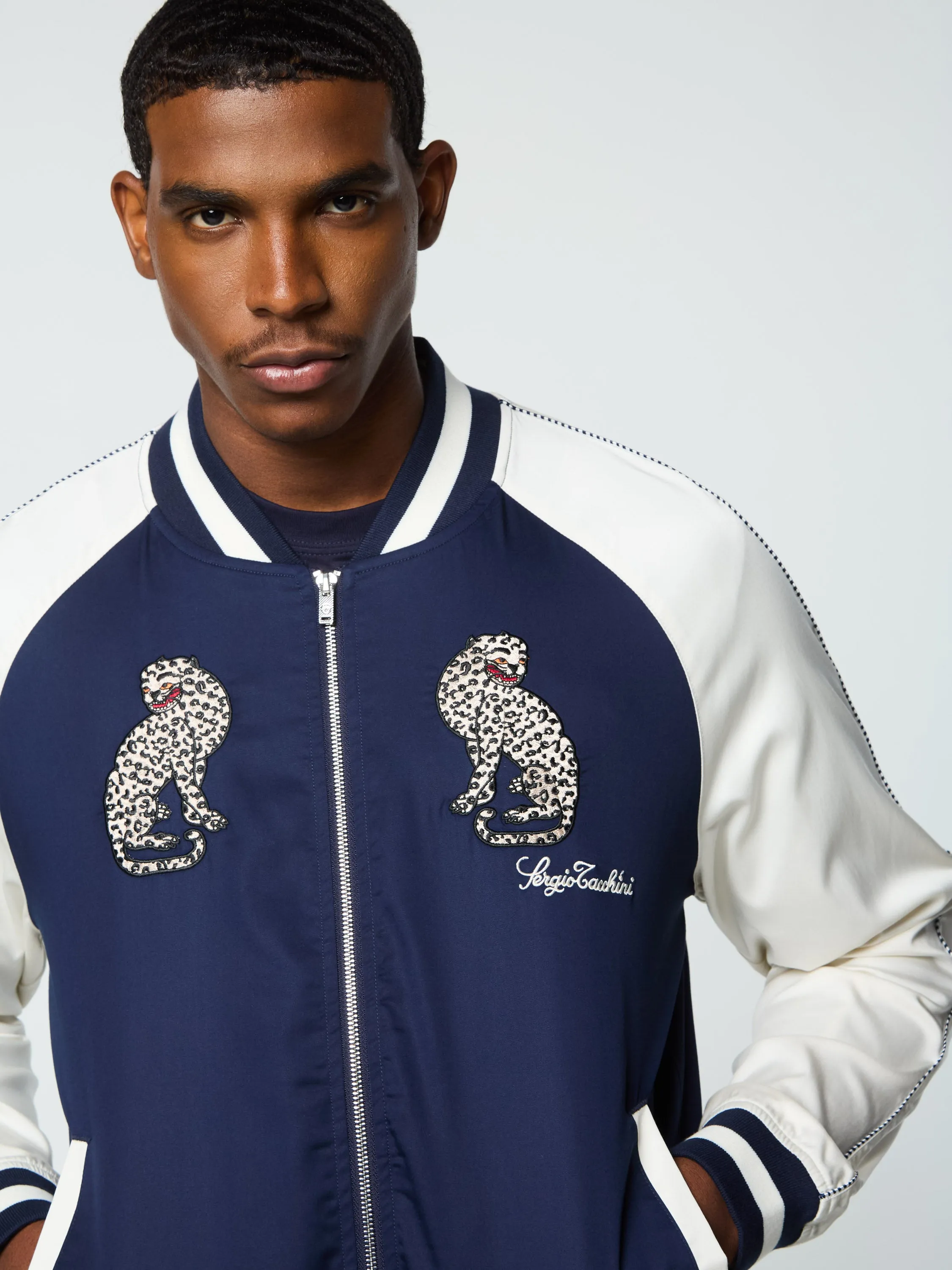 Suveniri Track Jacket- Maritime Blue/ Gardenia sold by Sergio Tacchini product image thumbnail 4