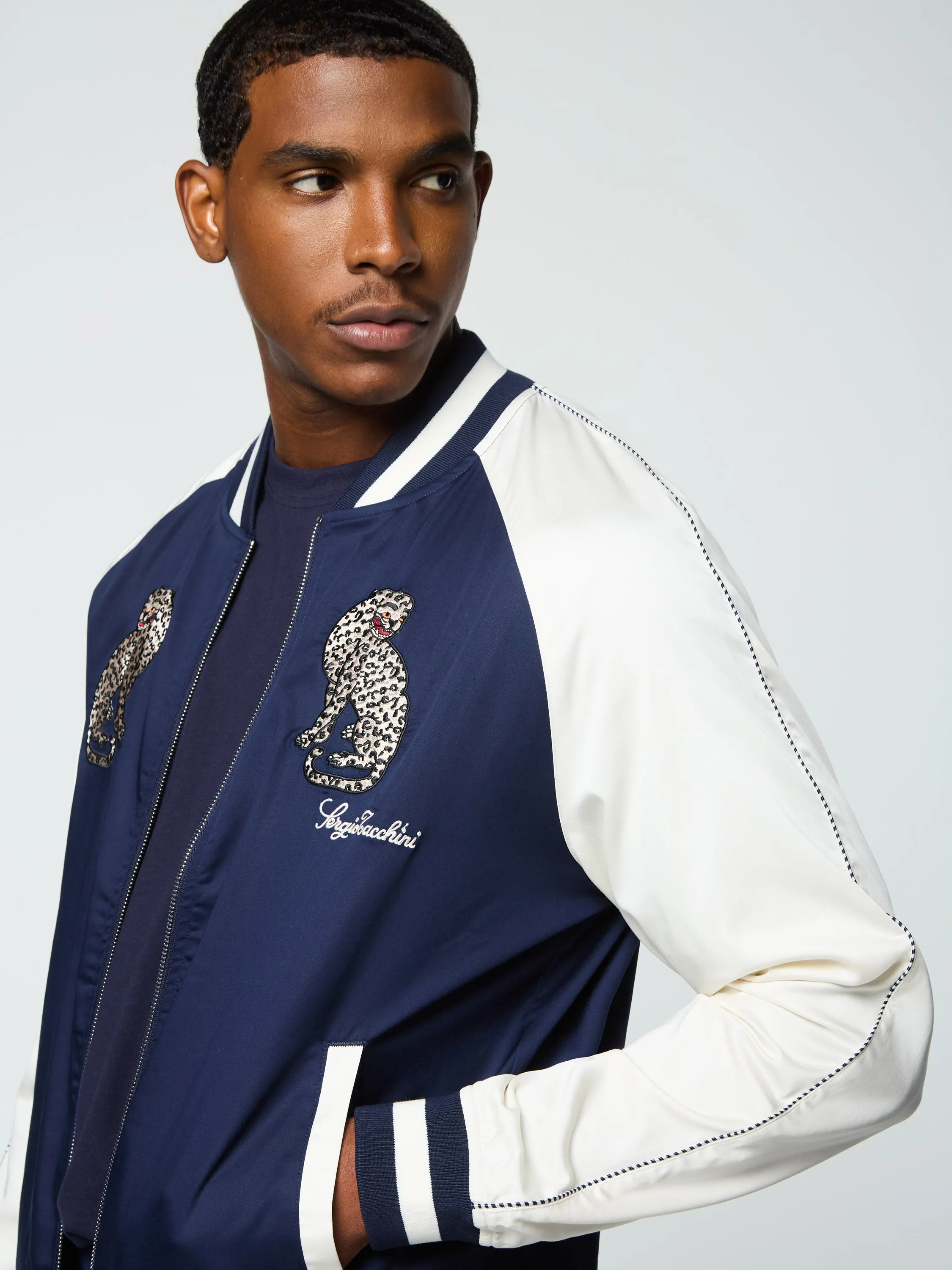 Suveniri Track Jacket- Maritime Blue/ Gardenia sold by Sergio Tacchini product image thumbnail 5