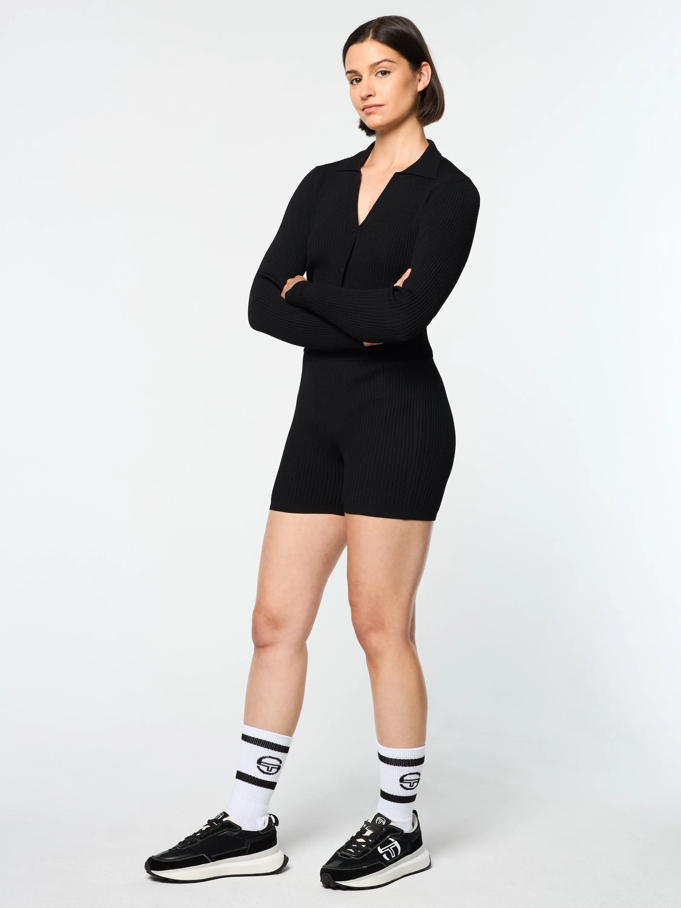 Magreta Rib Cardigan- Black Beauty sold by Sergio Tacchini product image thumbnail 5